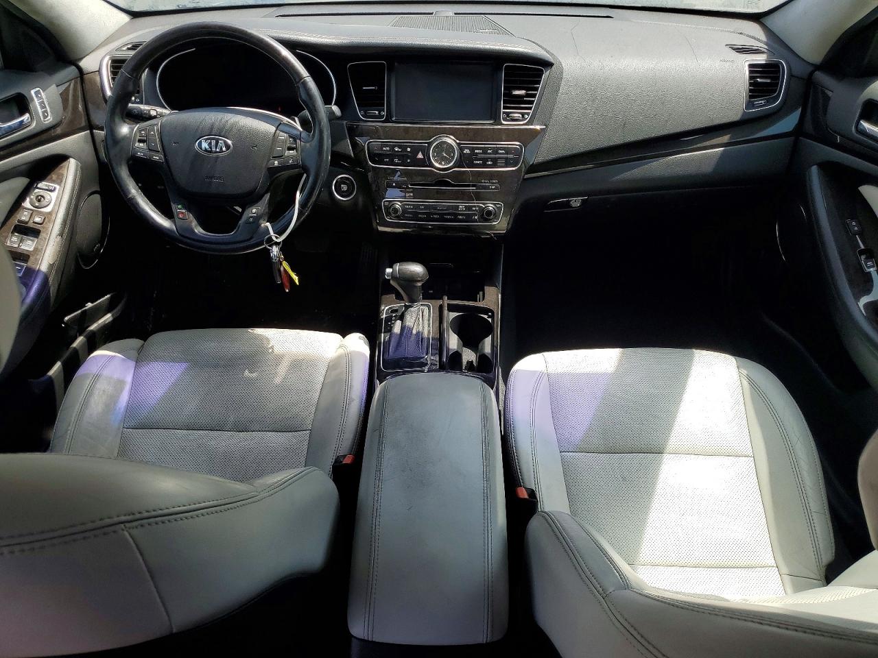 2014 Kia Cadenza Limited Gray vin: KNALN4D7XE5147981