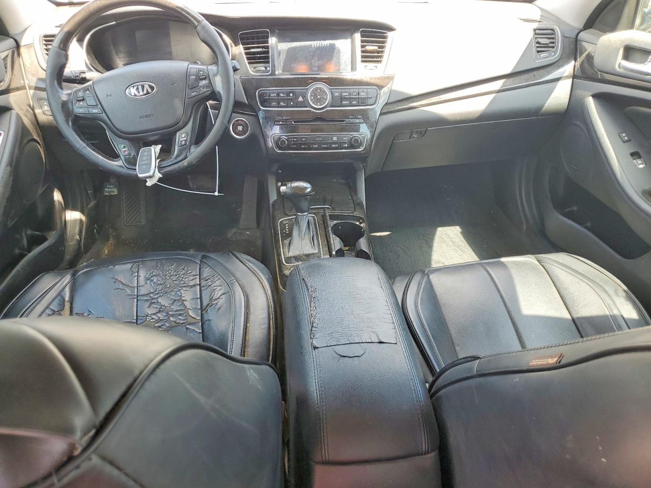 2014 Kia Cadenza Premium Silver vin: KNALN4D7XE5152498