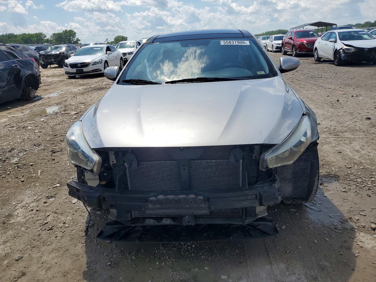 2014 Kia Cadenza Premium Silver vin: KNALN4D7XE5152498