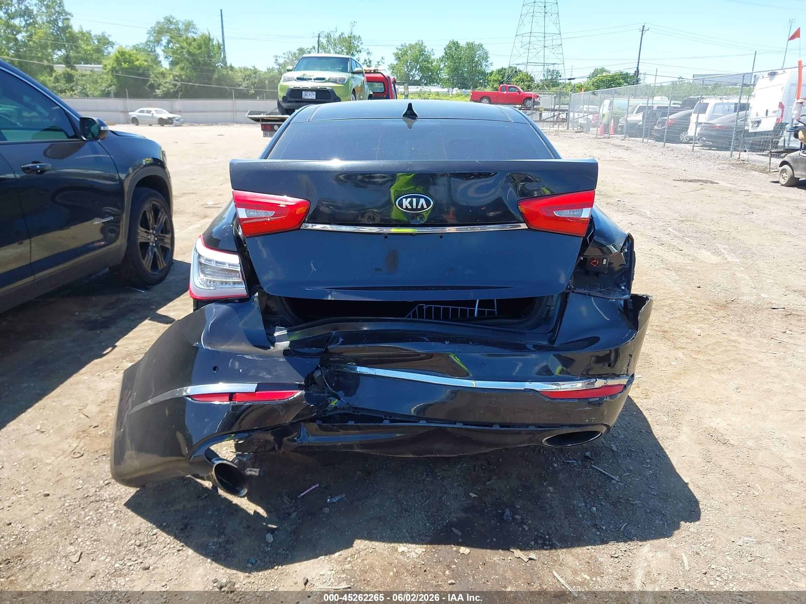 2015 Kia Cadenza Premium Black vin: KNALN4D7XF5174910