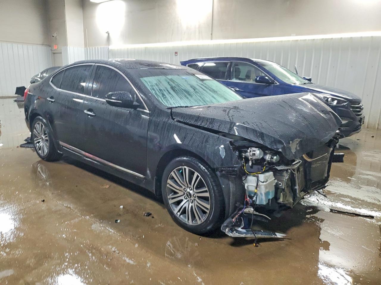 2015 Kia Cadenza Premium Black vin: KNALN4D7XF5176768