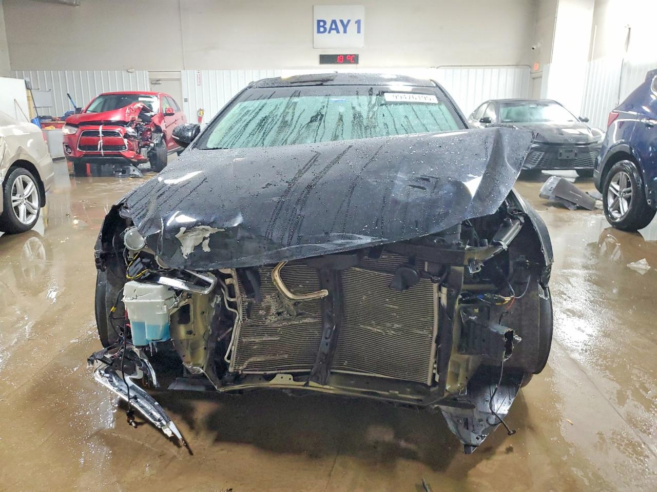2015 Kia Cadenza Premium Black vin: KNALN4D7XF5176768