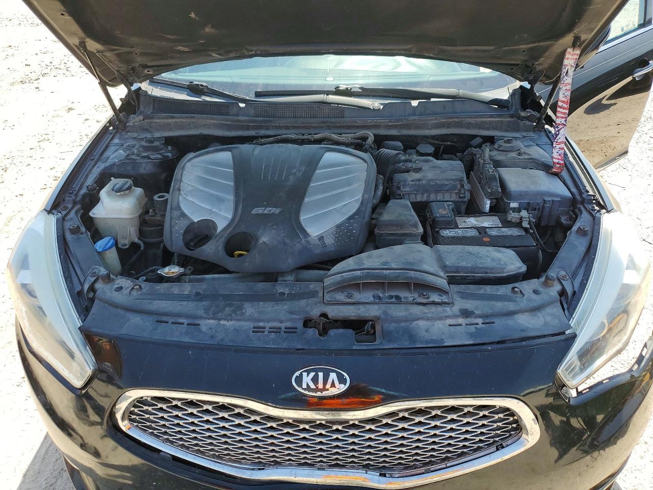 2015 Kia Cadenza Premium Black vin: KNALN4D7XF5187866