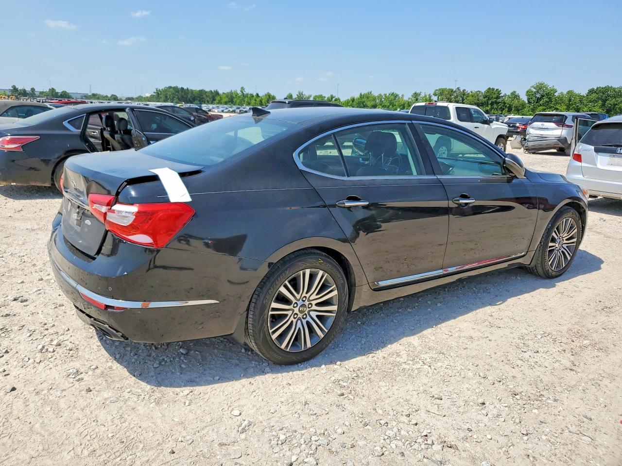 2015 Kia Cadenza Premium Black vin: KNALN4D7XF5187866