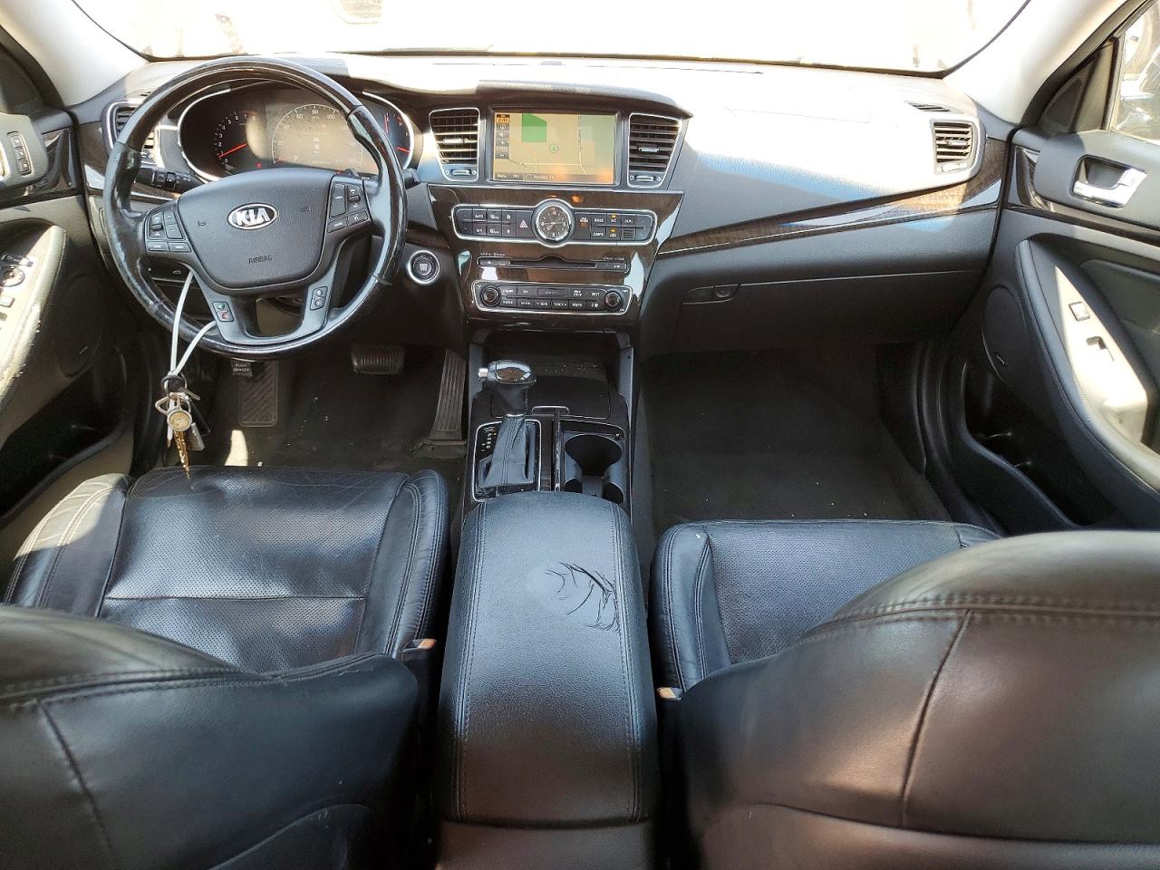2015 Kia Cadenza Premium Black vin: KNALN4D7XF5187866