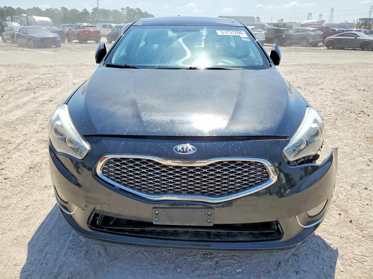 2015 Kia Cadenza Premium Black vin: KNALN4D7XF5187866