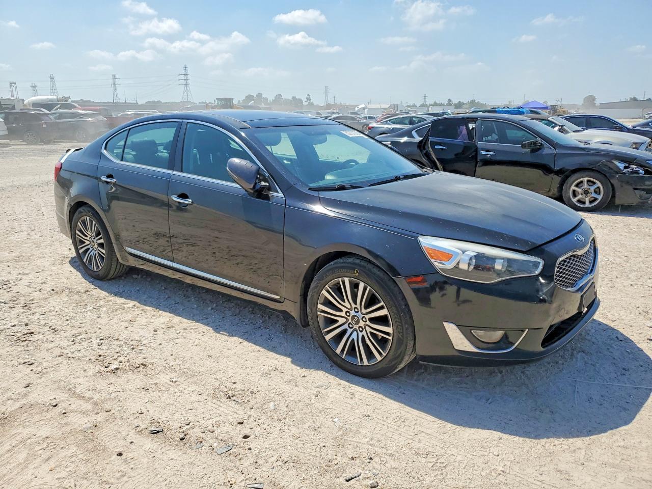 2015 Kia Cadenza Premium Black vin: KNALN4D7XF5187866
