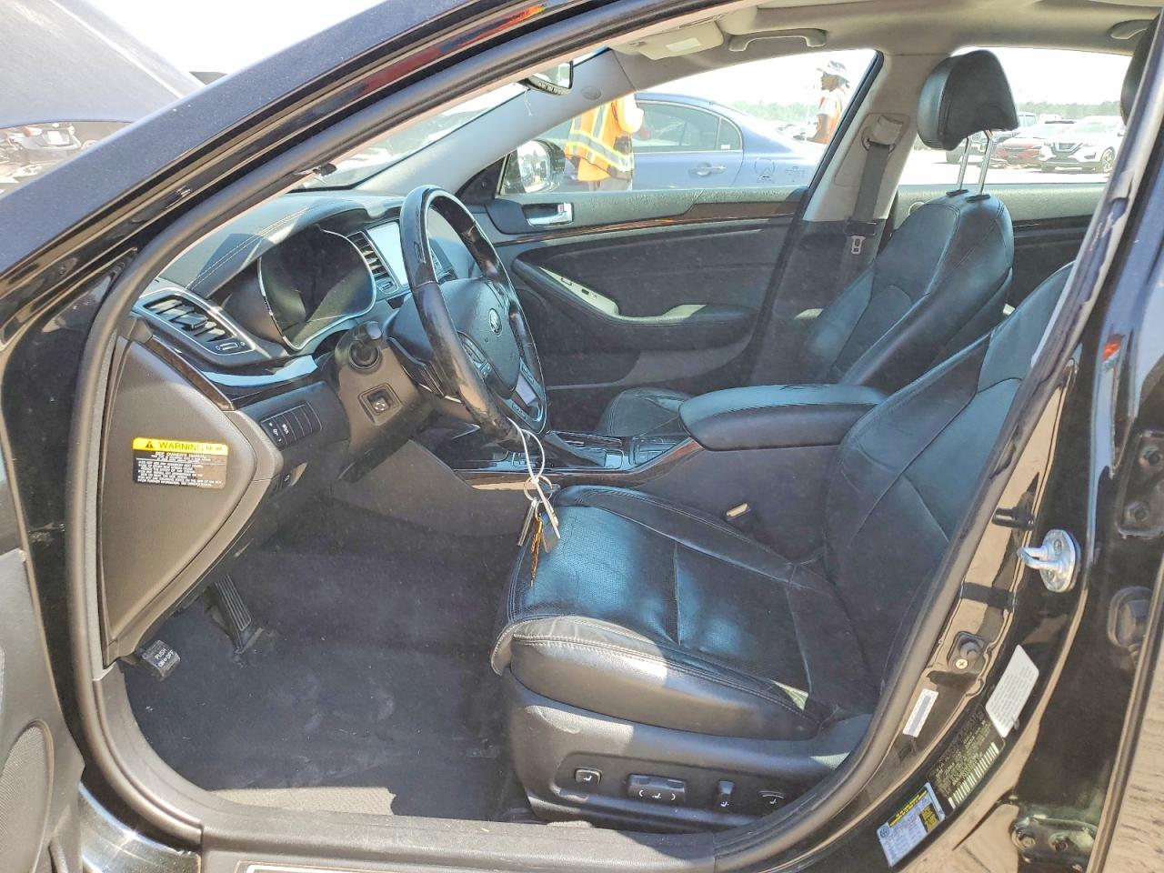 2015 Kia Cadenza Premium Black vin: KNALN4D7XF5187866