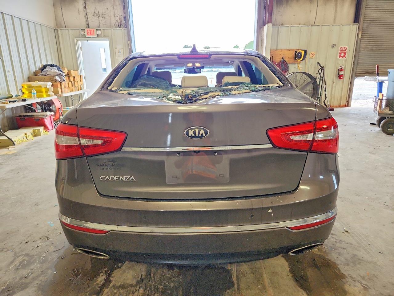 2015 Kia Cadenza Premium Brown vin: KNALN4D7XF5188919