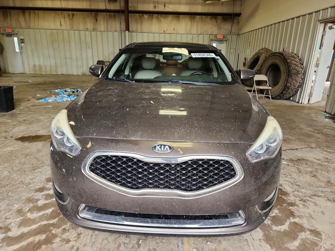 2015 Kia Cadenza Premium Brown vin: KNALN4D7XF5188919