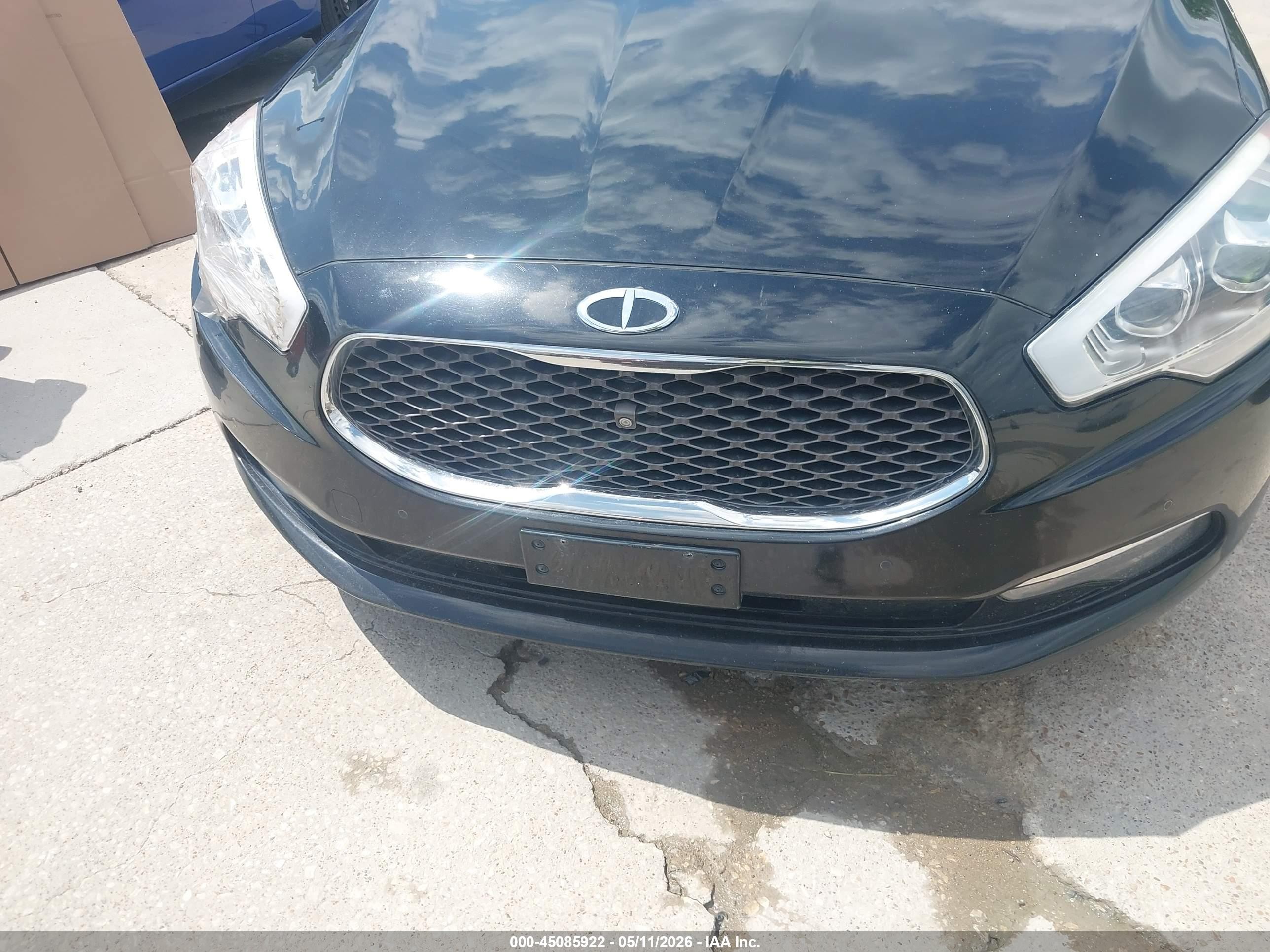 2015 Kia K900 Premium Black vin: KNALU4D46F6024506