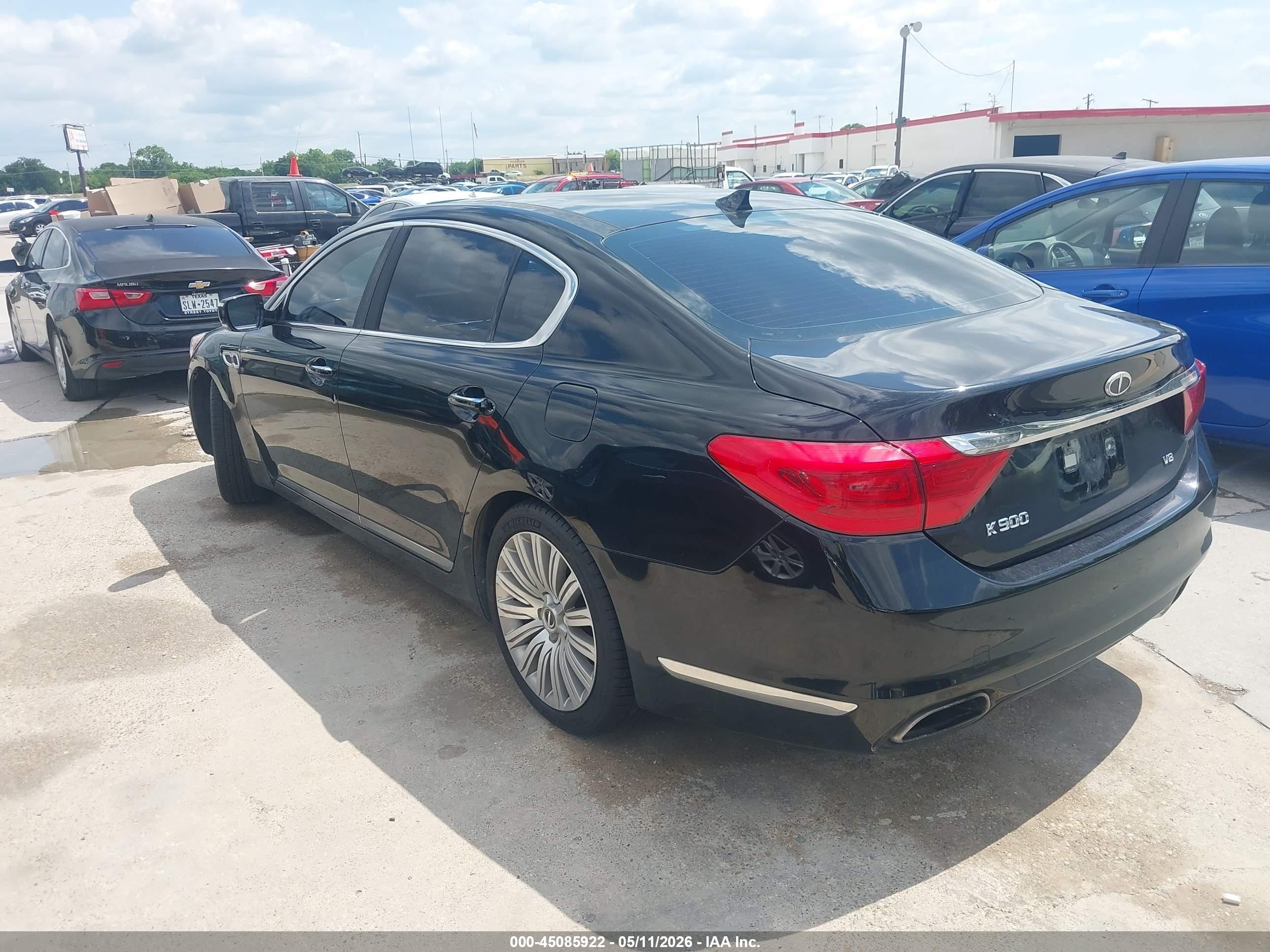 2015 Kia K900 Premium Black vin: KNALU4D46F6024506