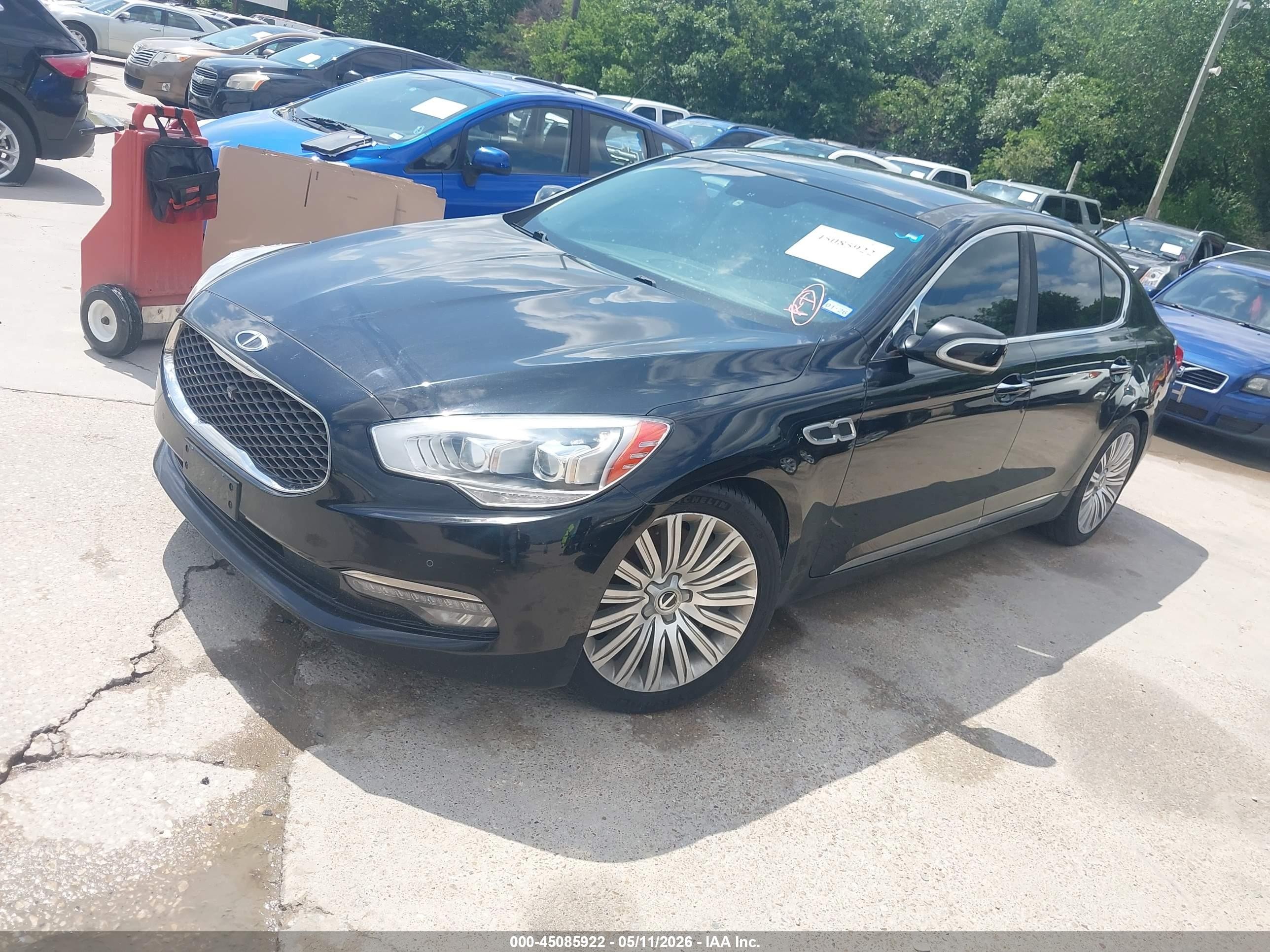 2015 Kia K900 Premium Black vin: KNALU4D46F6024506