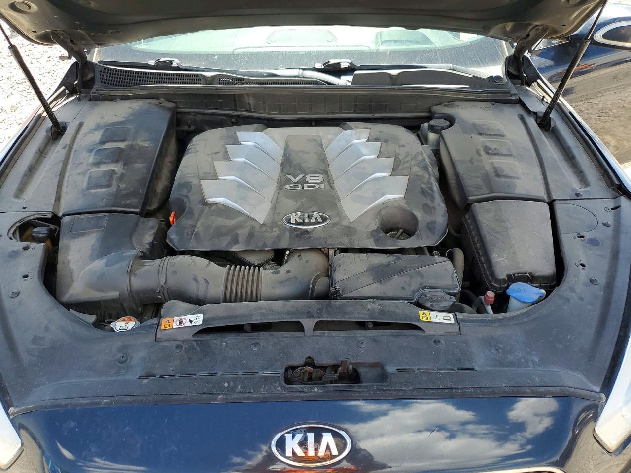 2015 Kia K900 Luxury Blue vin: KNALW4D40F6017593