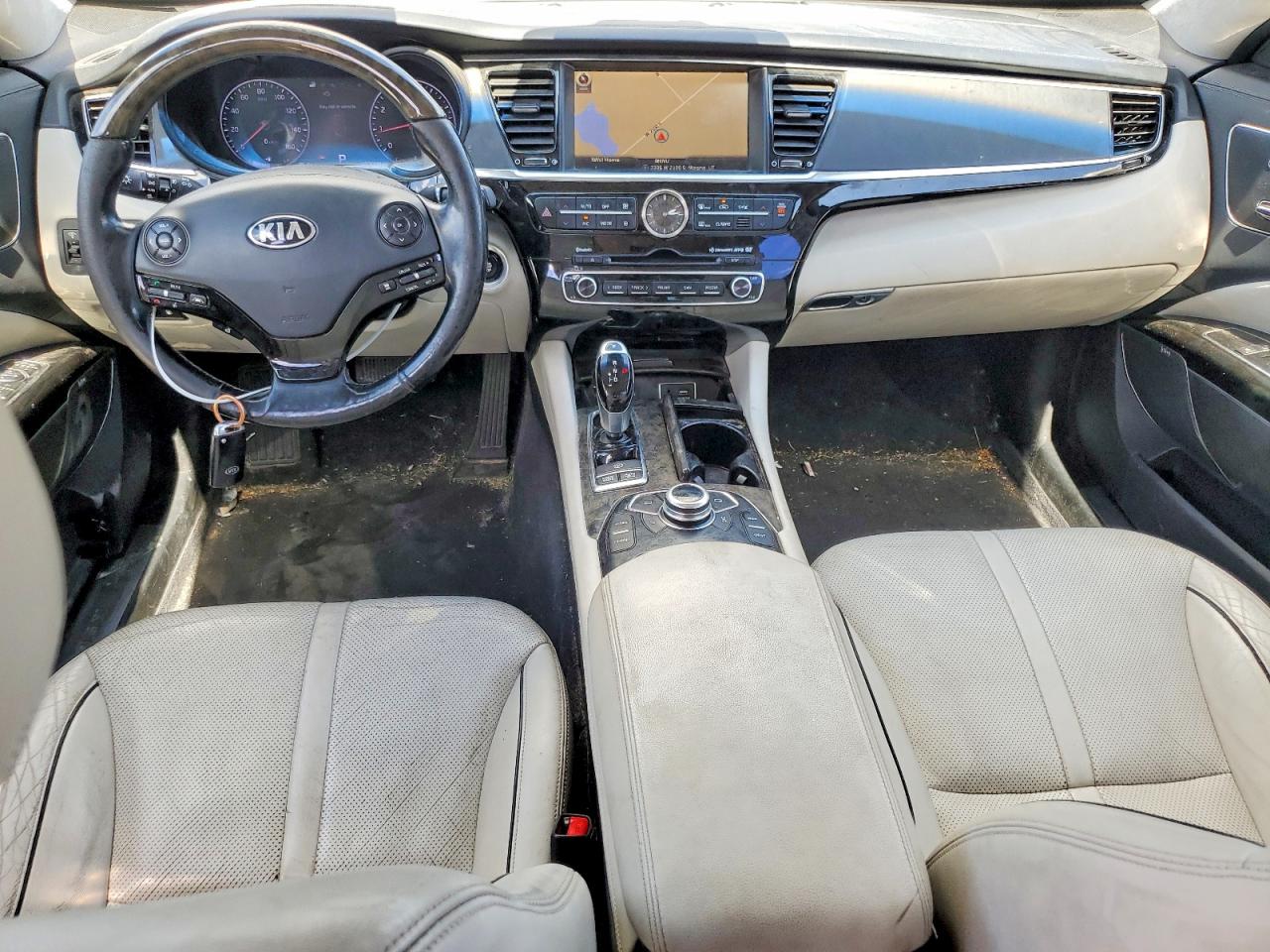 2015 Kia K900 Luxury Blue vin: KNALW4D40F6017593