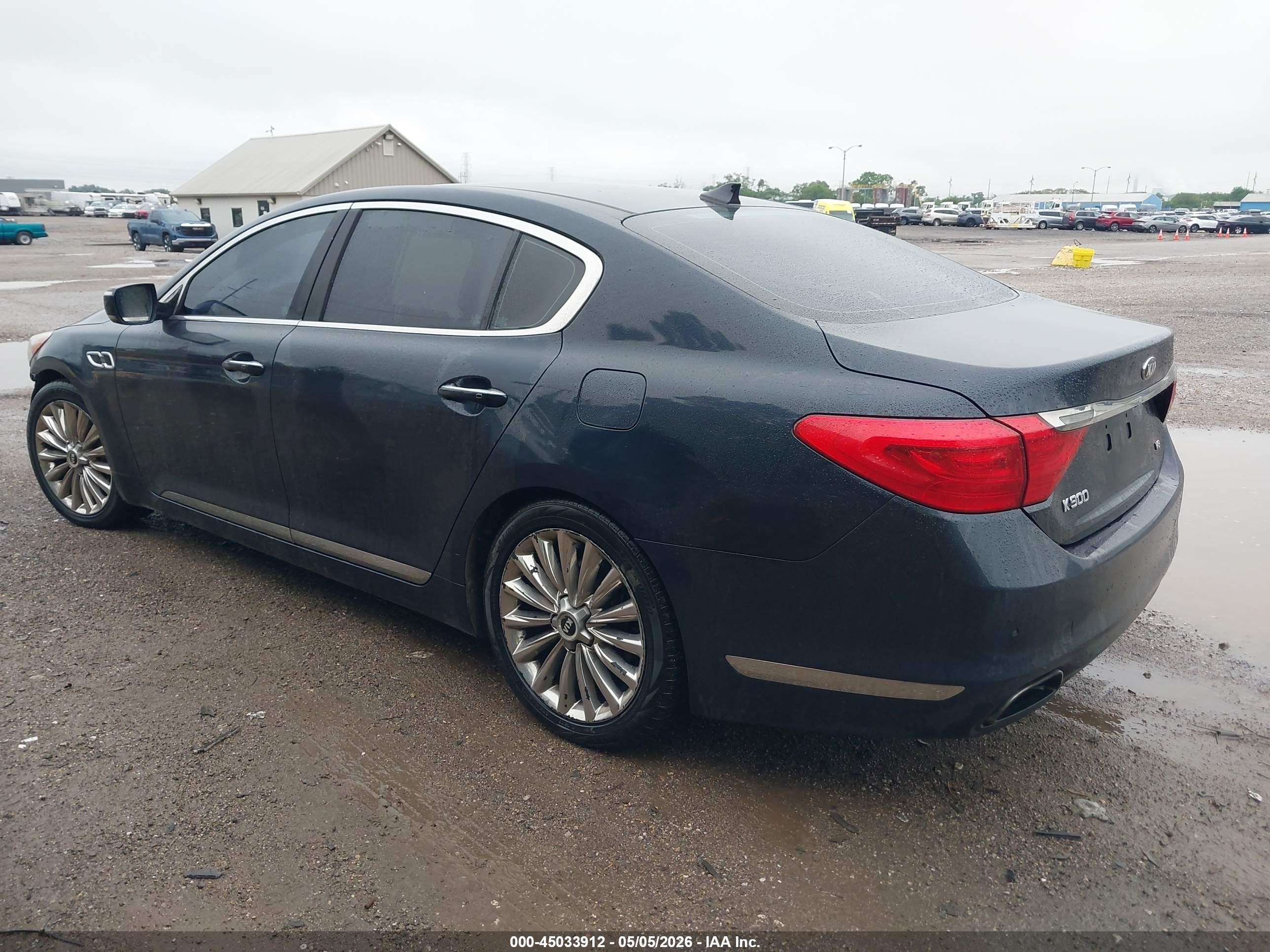 2015 Kia K900 Luxury Green vin: KNALW4D40F6021448