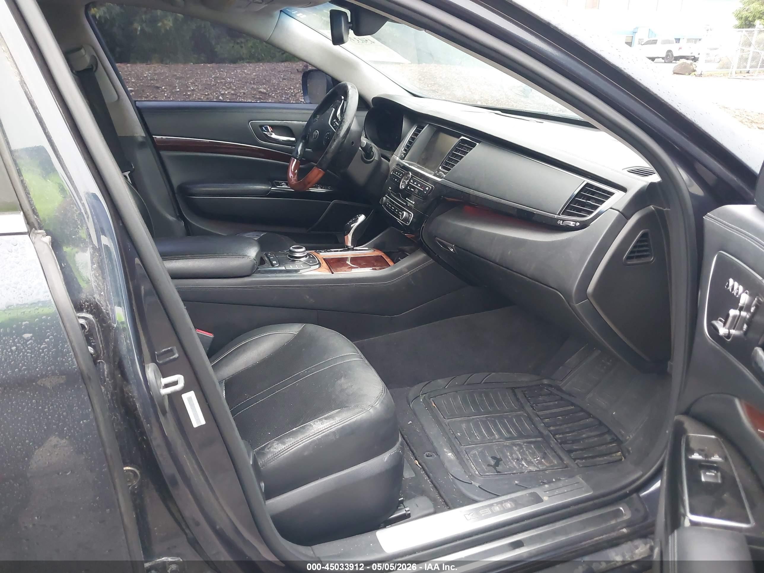 2015 Kia K900 Luxury Green vin: KNALW4D40F6021448