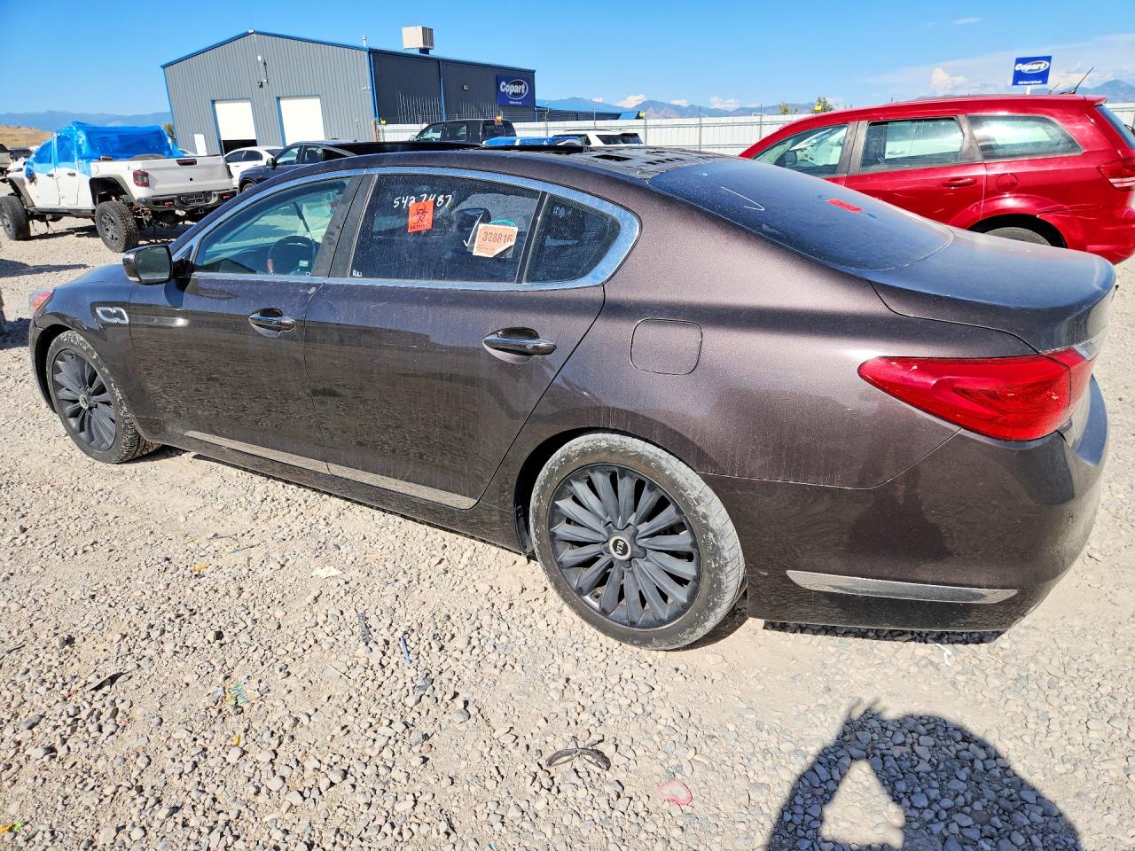 2015 Kia K900 Luxury Black vin: KNALW4D40F6022843