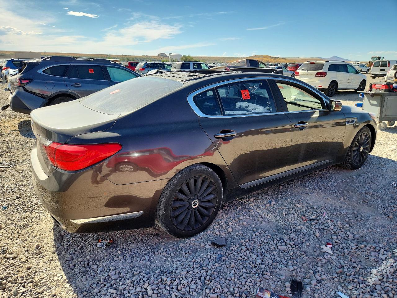 2015 Kia K900 Luxury Black vin: KNALW4D40F6022843