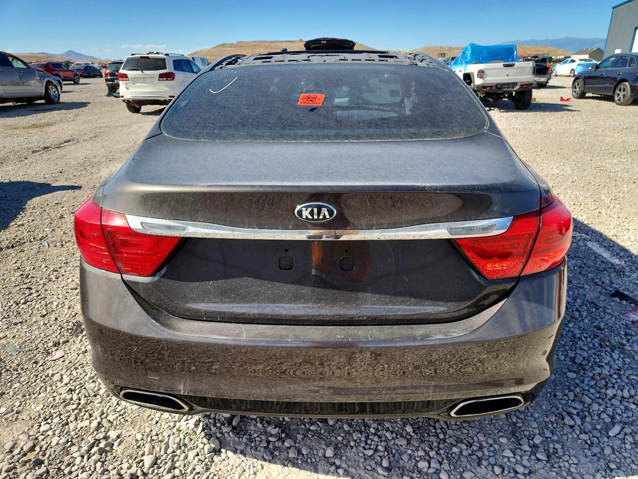 2015 Kia K900 Luxury Black vin: KNALW4D40F6022843