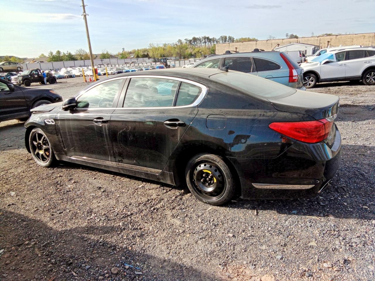 2015 Kia K900 Black vin: KNALW4D41F6017585