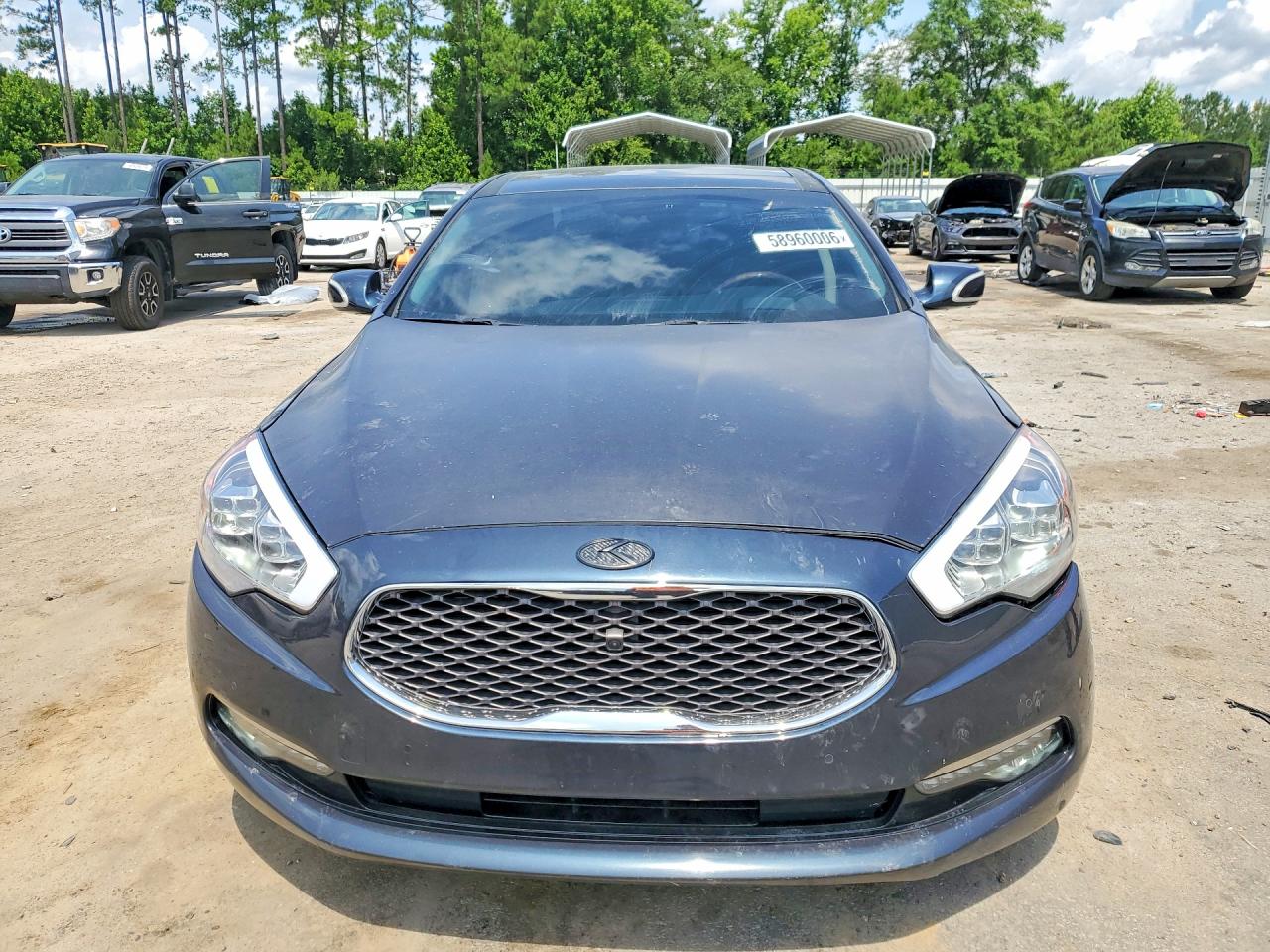 2015 Kia K900 Luxury Синий vin: KNALW4D41F6018655