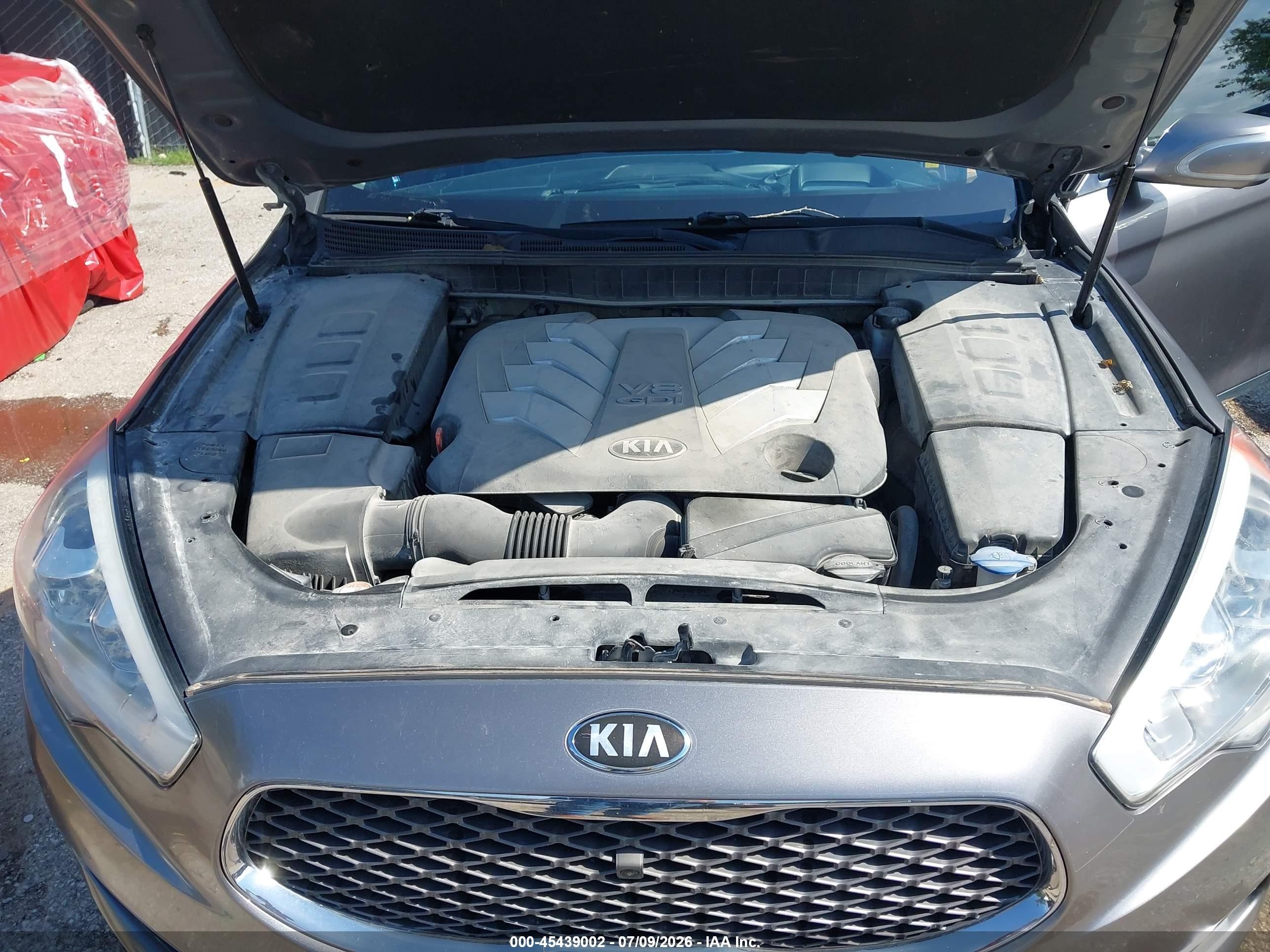 2015 Kia K900 Luxury Gray vin: KNALW4D42F6021046