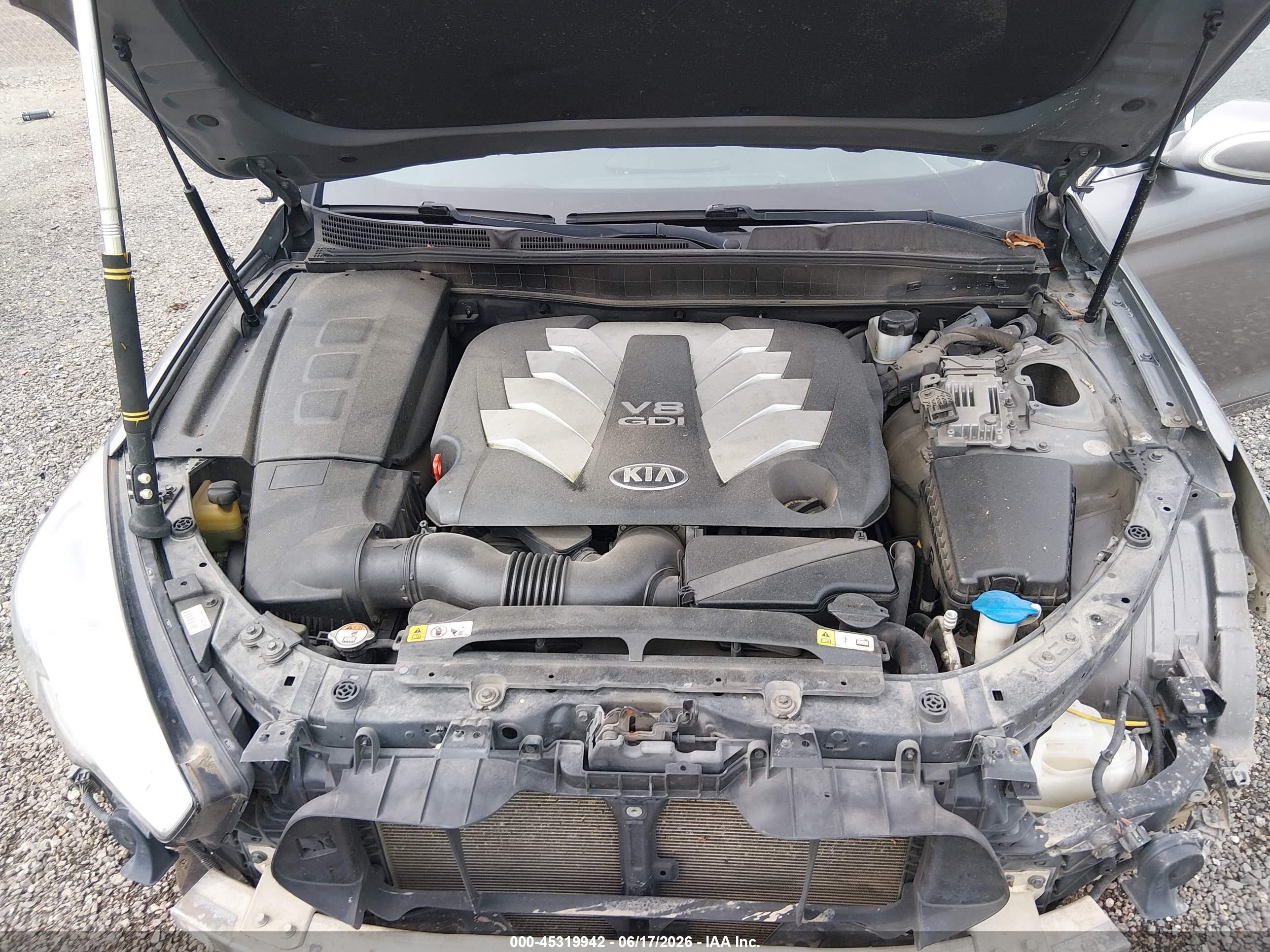 2015 Kia K900 Luxury Gray vin: KNALW4D43F6020598