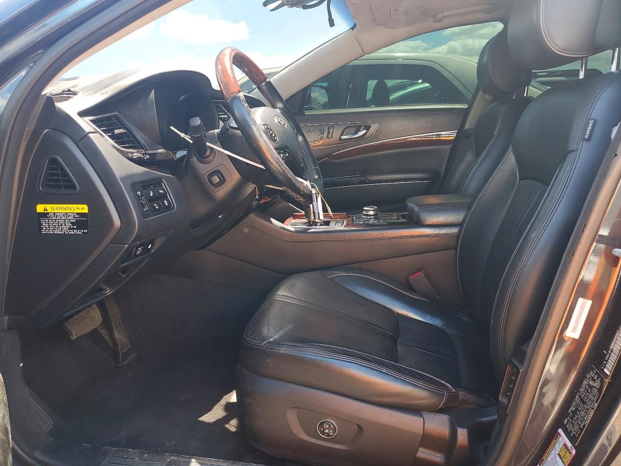 2015 Kia K900 Luxury Черный vin: KNALW4D46F6018957