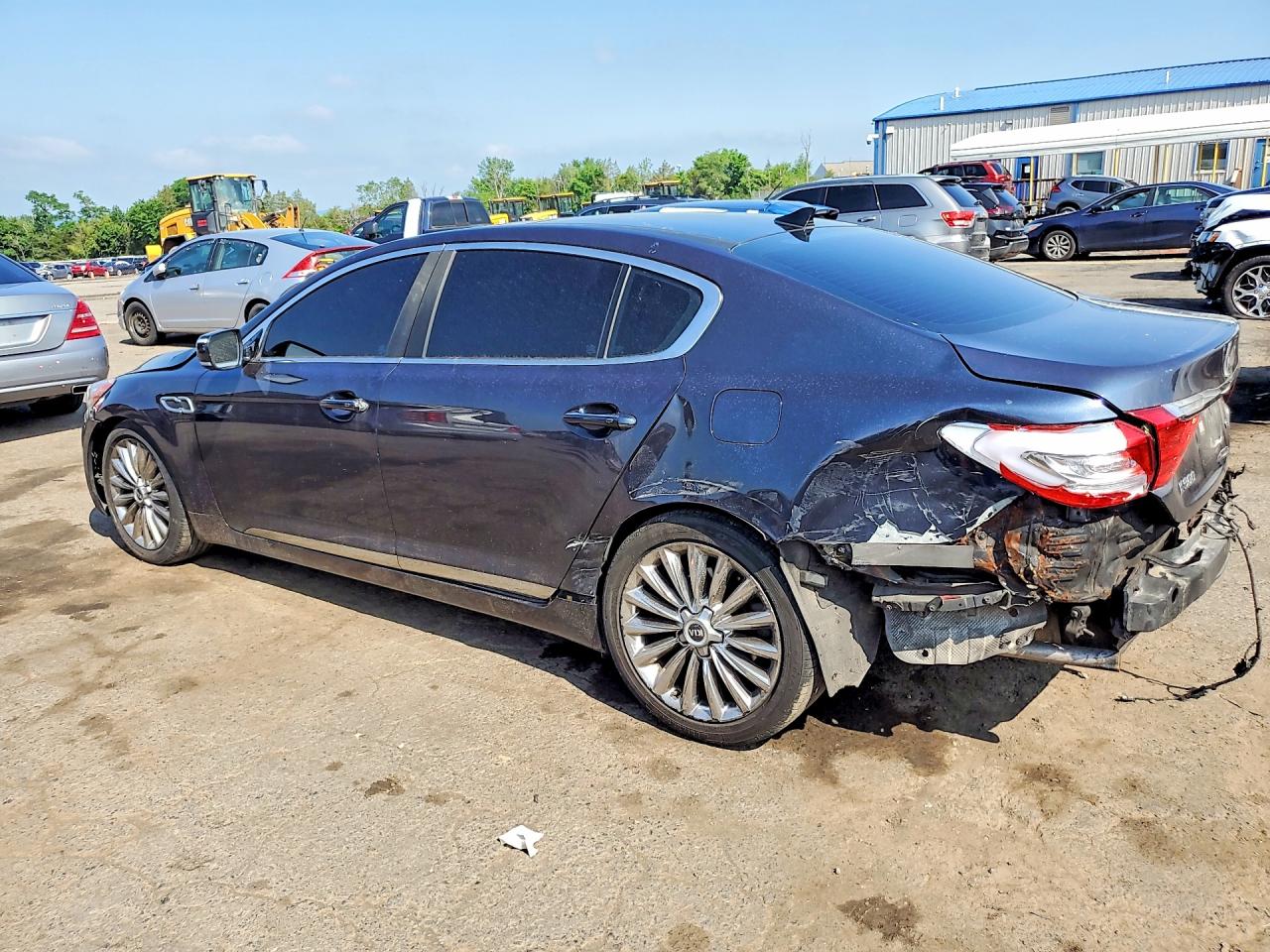 2015 Kia K900 Luxury Черный vin: KNALW4D46F6018957
