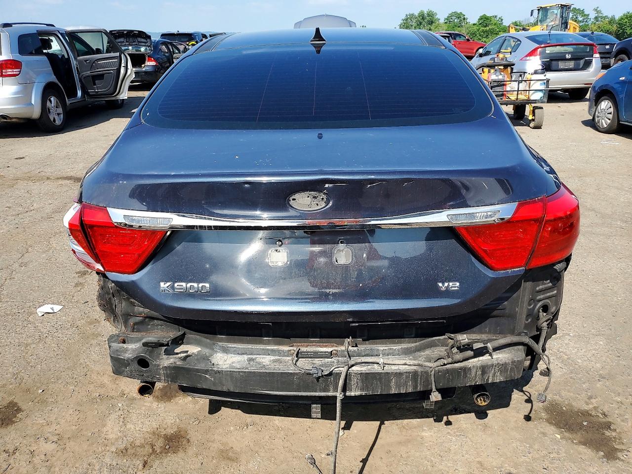 2015 Kia K900 Luxury Черный vin: KNALW4D46F6018957