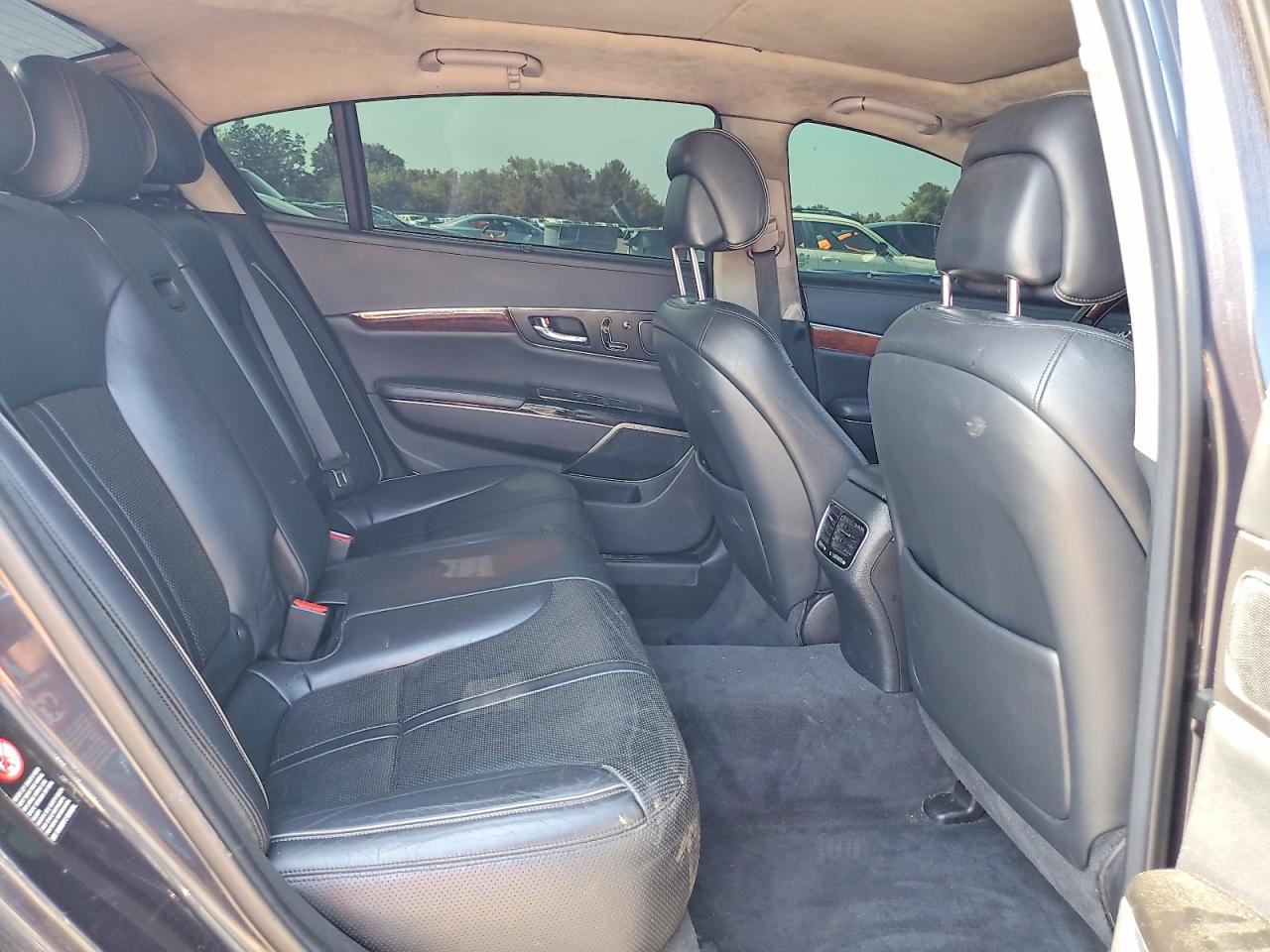 2015 Kia K900 Luxury Черный vin: KNALW4D46F6018957
