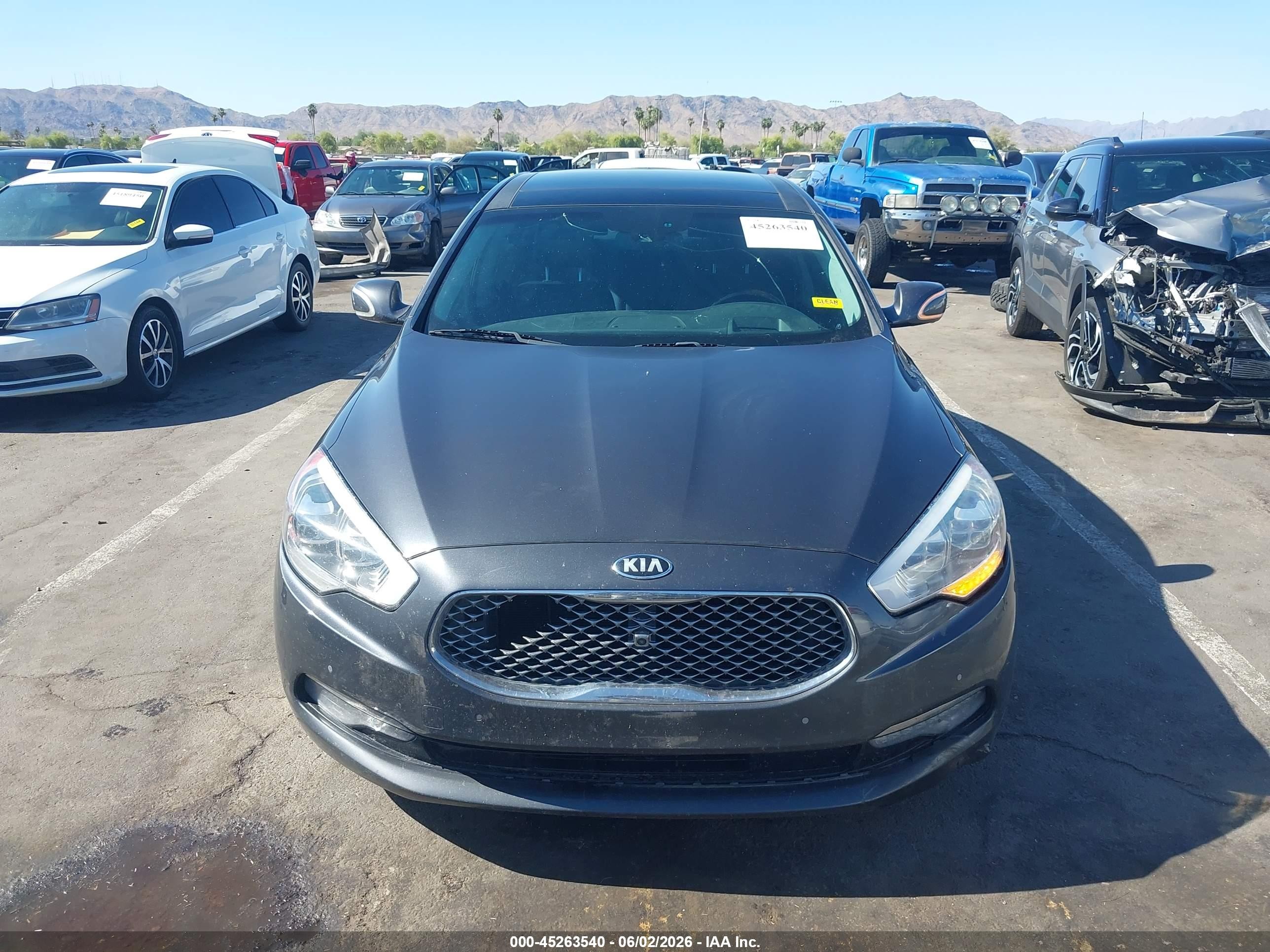 2015 Kia K900 Luxury Серый vin: KNALW4D47F6016800