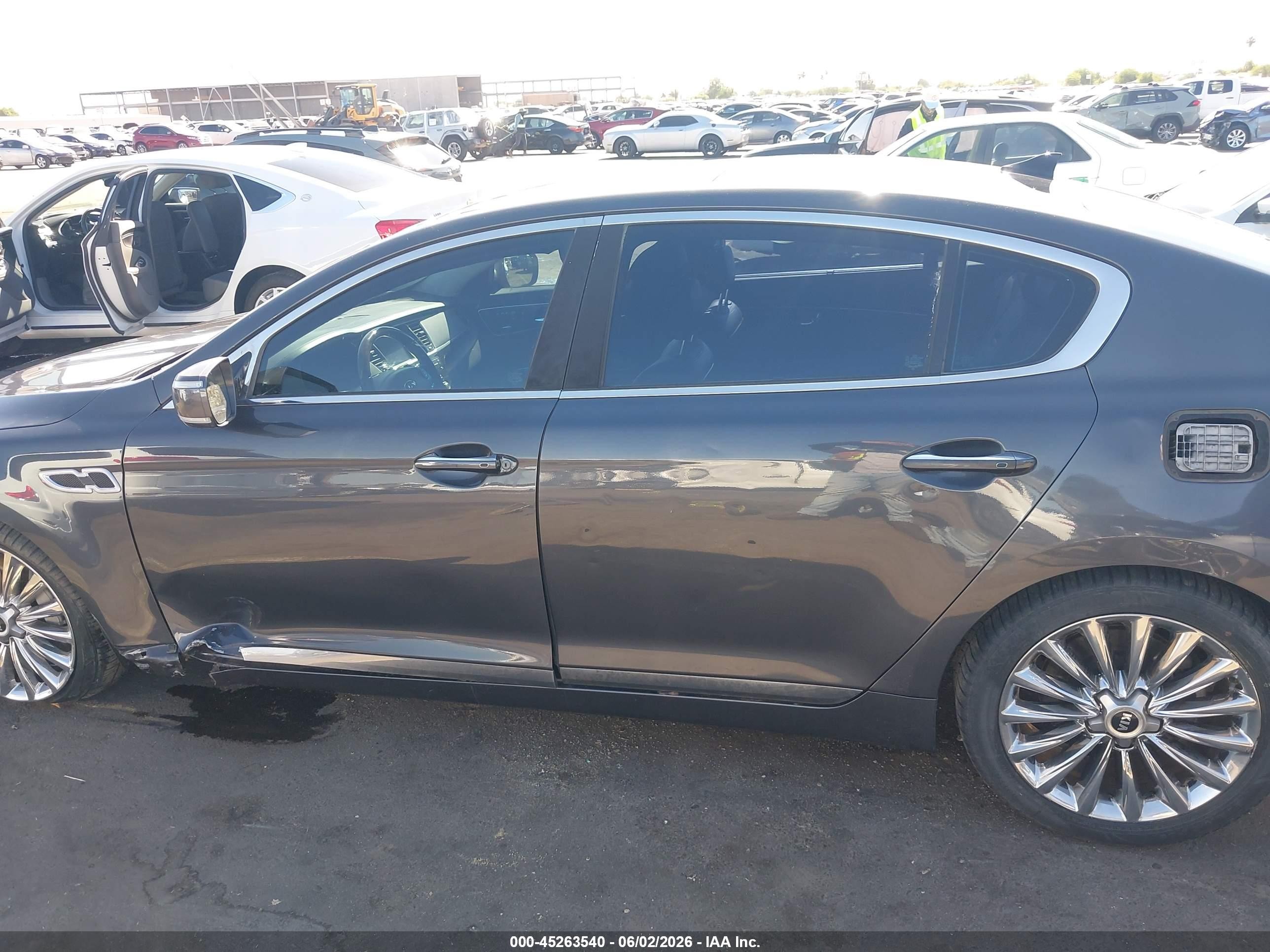 2015 Kia K900 Luxury Серый vin: KNALW4D47F6016800