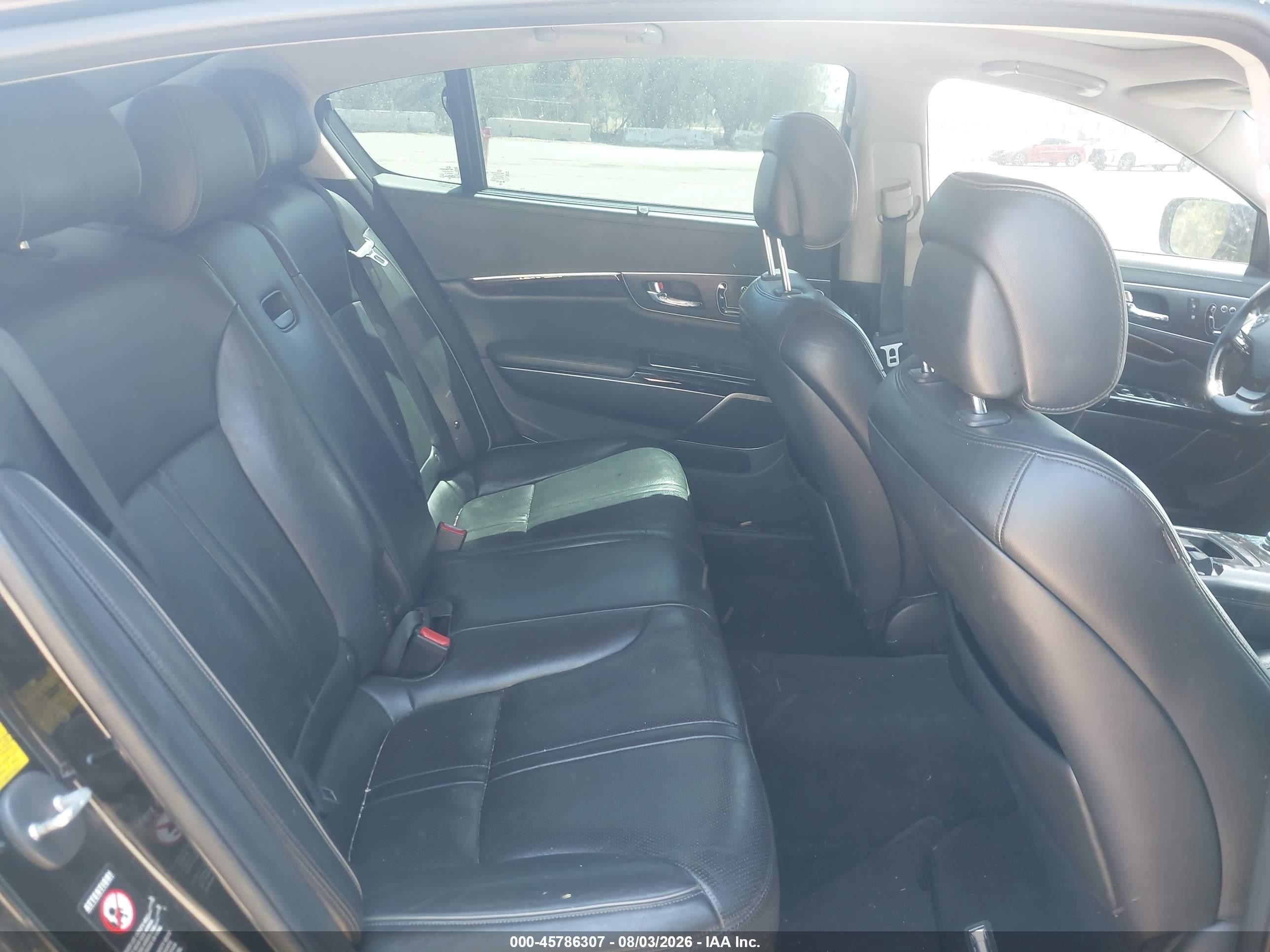 2015 Kia K900 Luxury Black vin: KNALW4D49F6017981