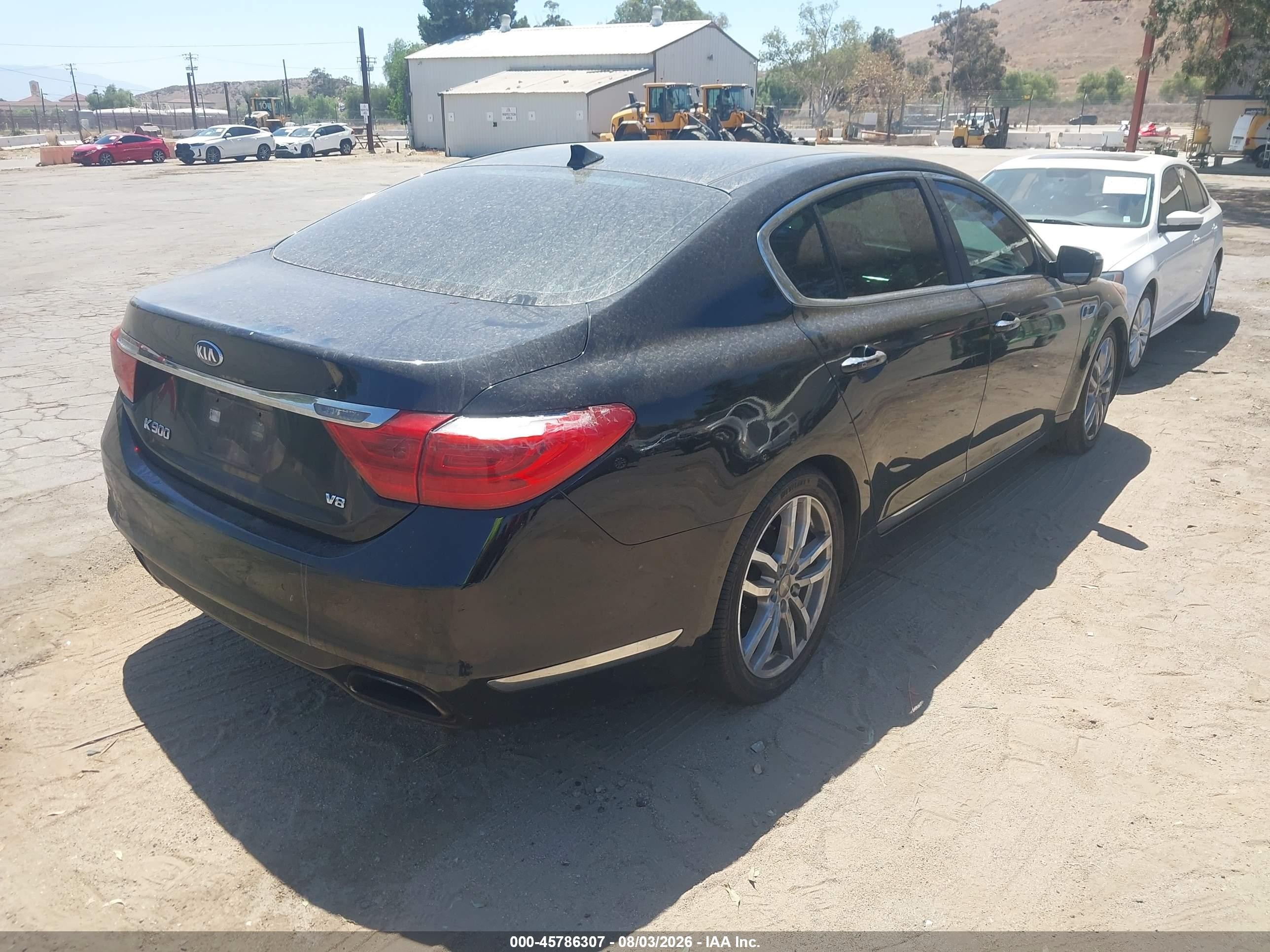 2015 Kia K900 Luxury Black vin: KNALW4D49F6017981