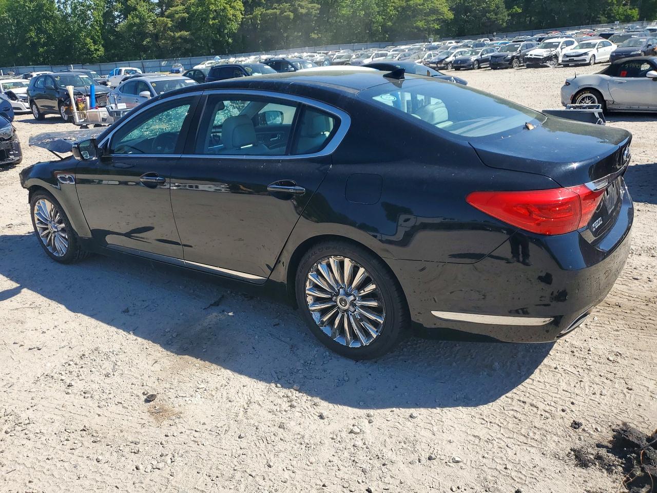 2015 Kia K900 Luxury Black vin: KNALW4D4XF6017181