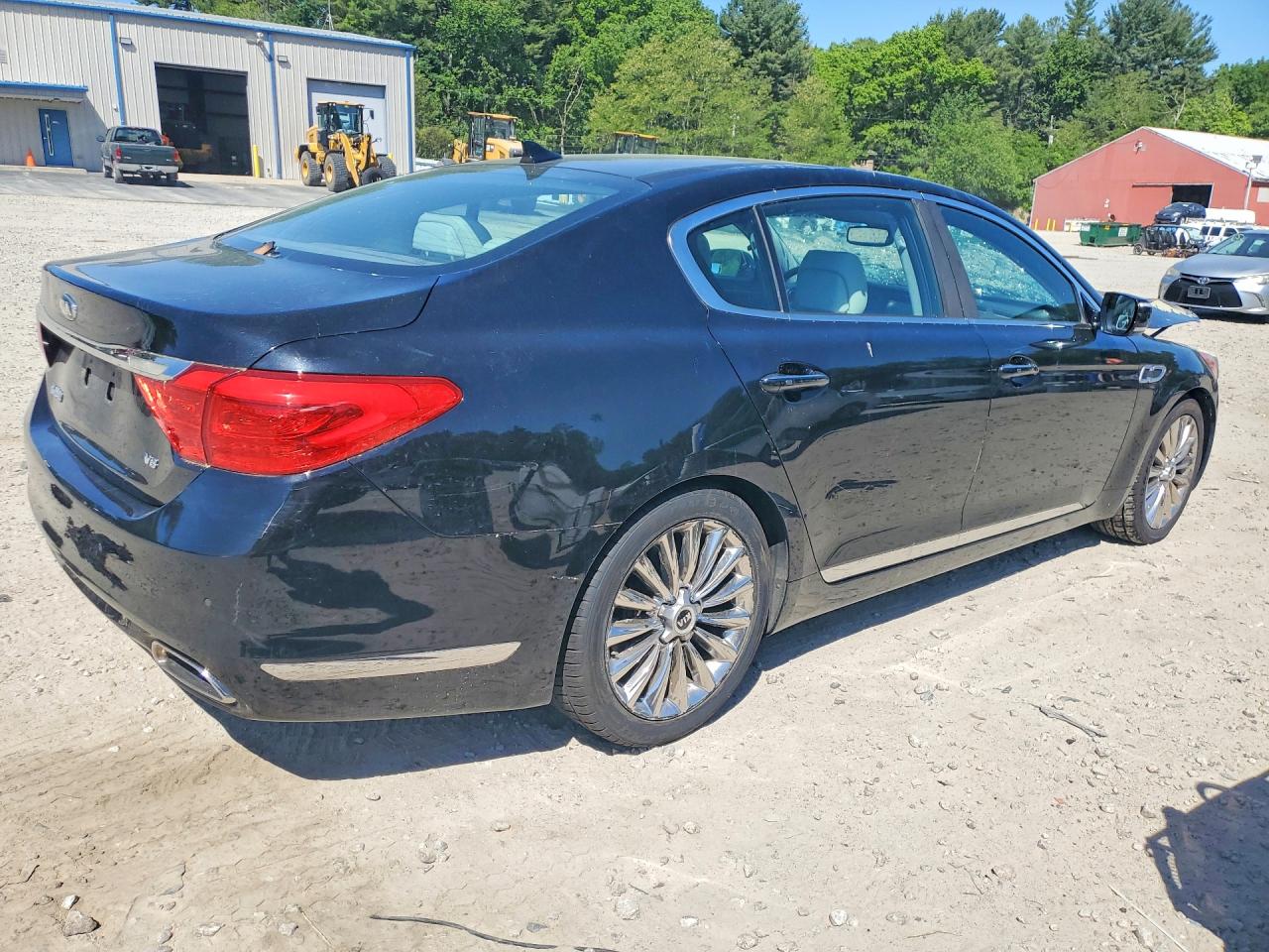 2015 Kia K900 Luxury Black vin: KNALW4D4XF6017181