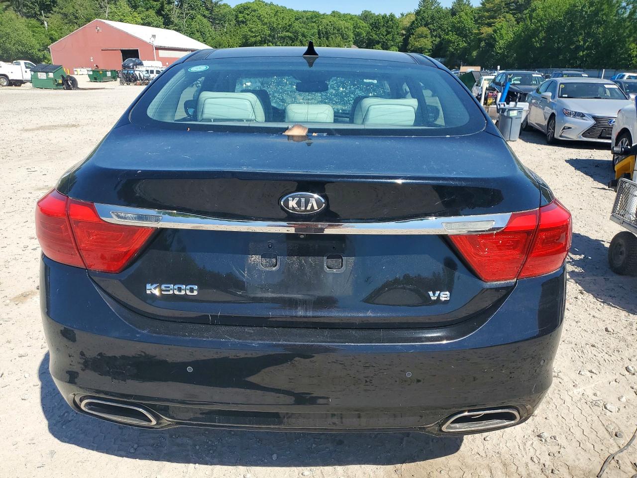 2015 Kia K900 Luxury Black vin: KNALW4D4XF6017181