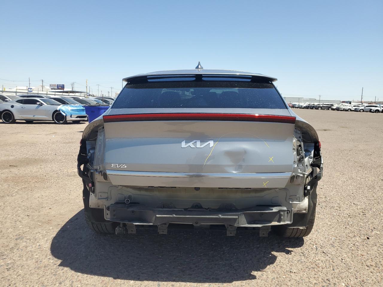 2024 Kia Ev6 Wind Серый vin: KNDC34LA4R5162617 Damage: Right Tail Light, Missing, Replacement Required