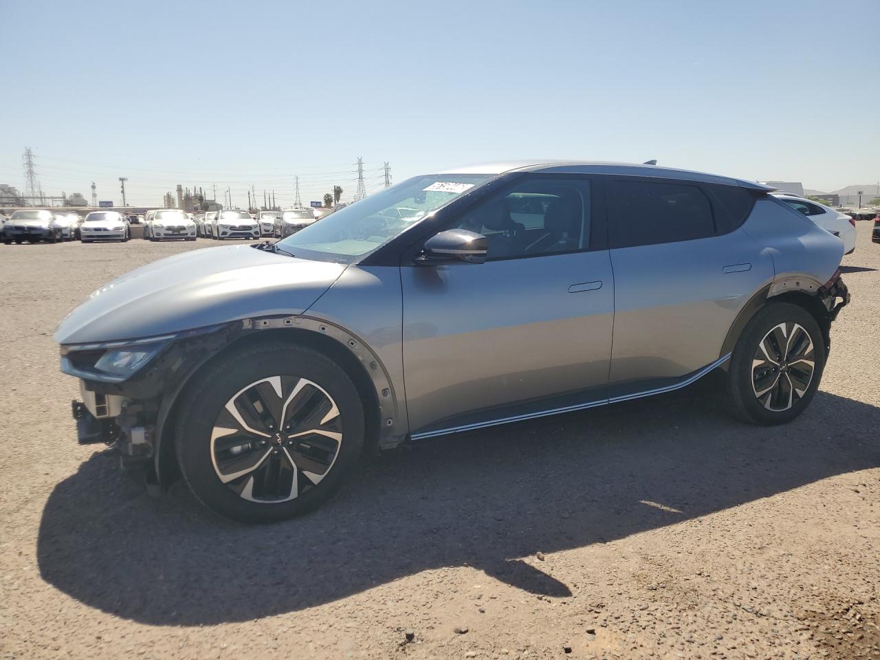 2024 Kia Ev6 Wind Серый vin: KNDC34LA4R5162617 Damage: Left Front Wheel Opening Mldg, Missing, Replacement Required