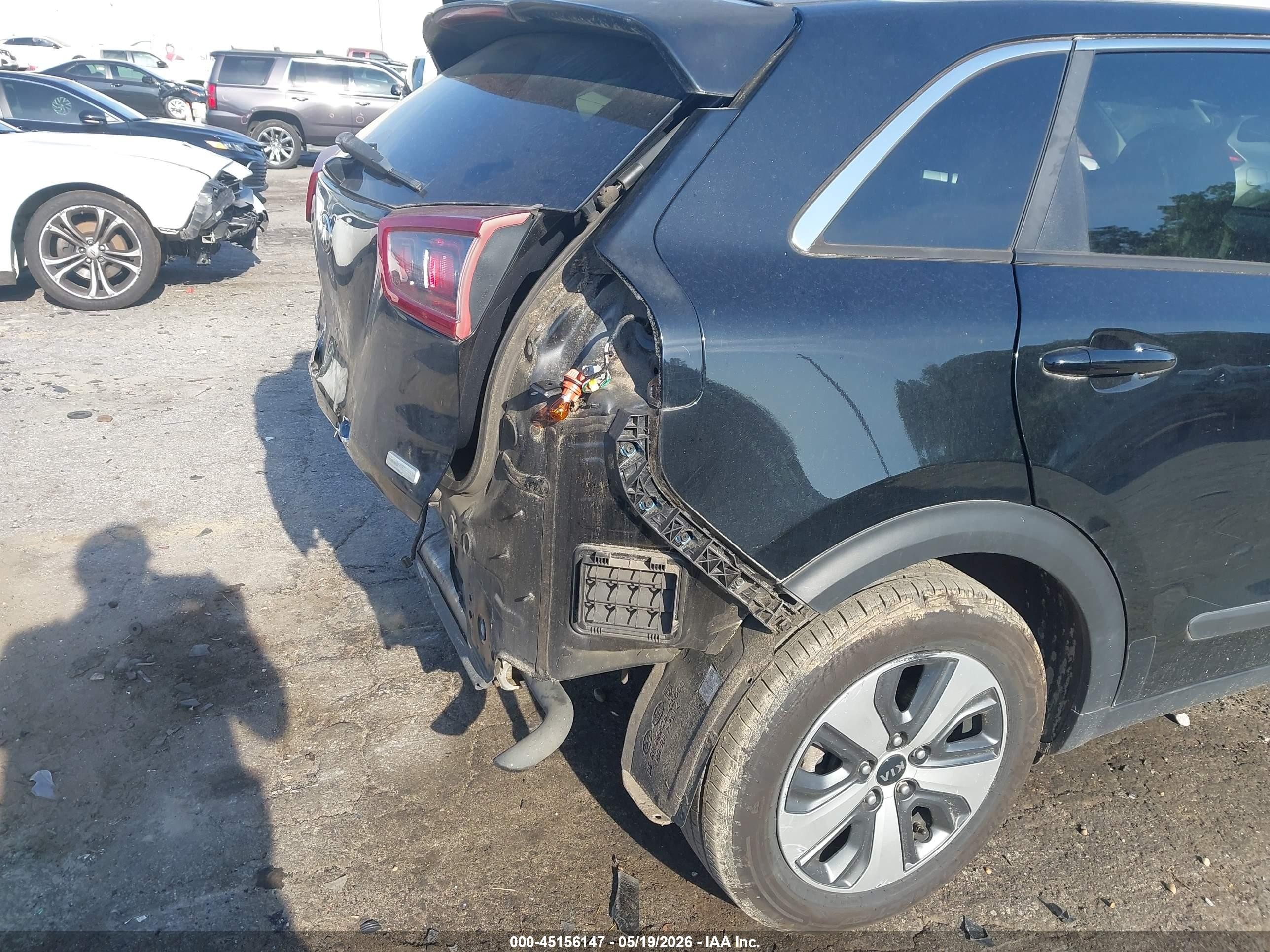2019 Kia Niro Lx Black vin: KNDCB3LC0K5281883