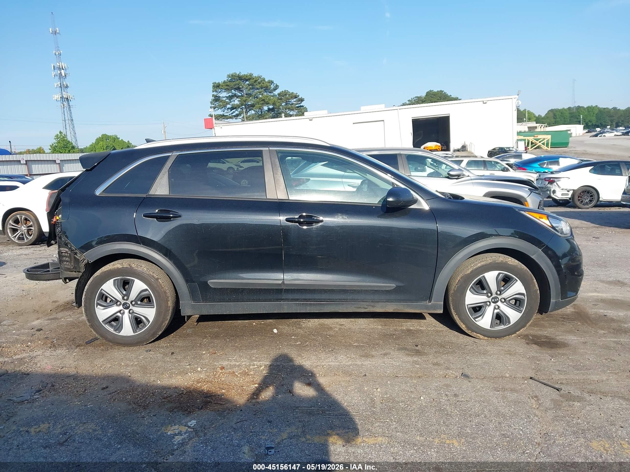 2019 Kia Niro Lx Black vin: KNDCB3LC0K5281883