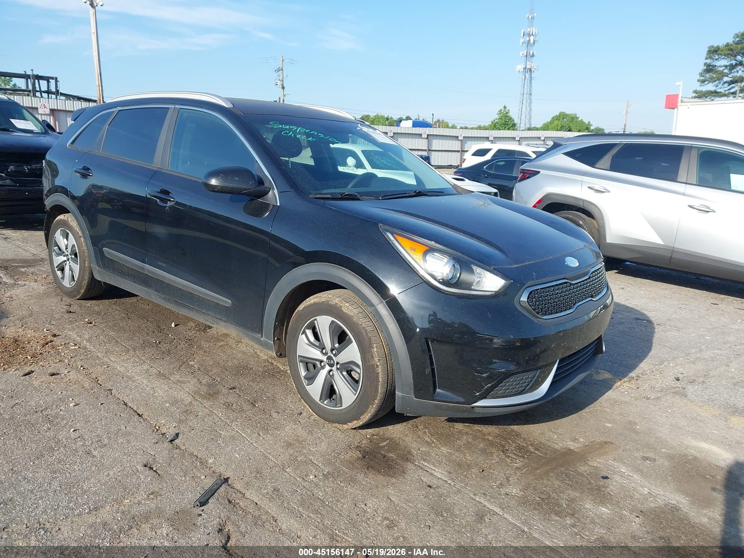2019 Kia Niro Lx Black vin: KNDCB3LC0K5281883