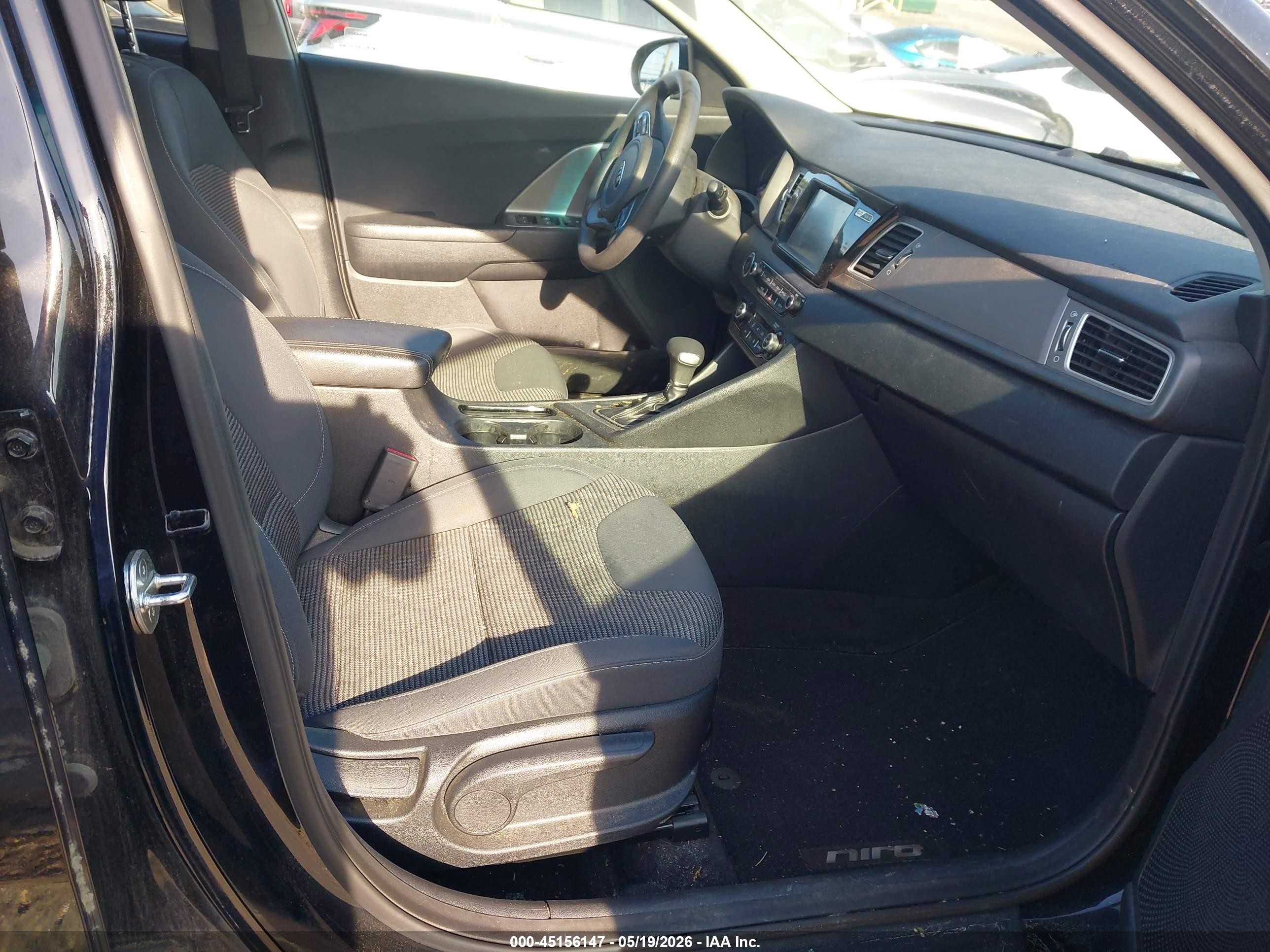 2019 Kia Niro Lx Black vin: KNDCB3LC0K5281883