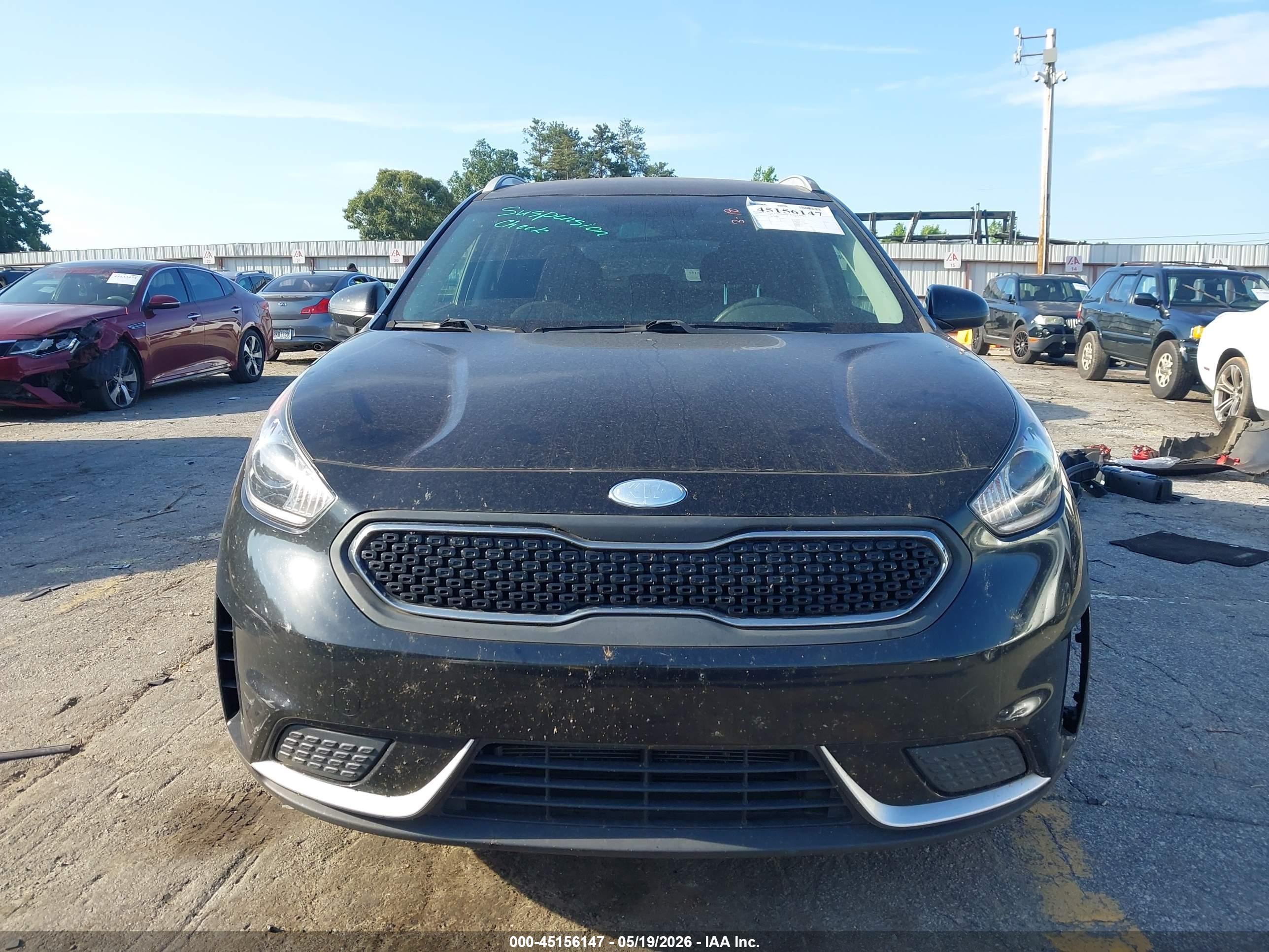 2019 Kia Niro Lx Black vin: KNDCB3LC0K5281883