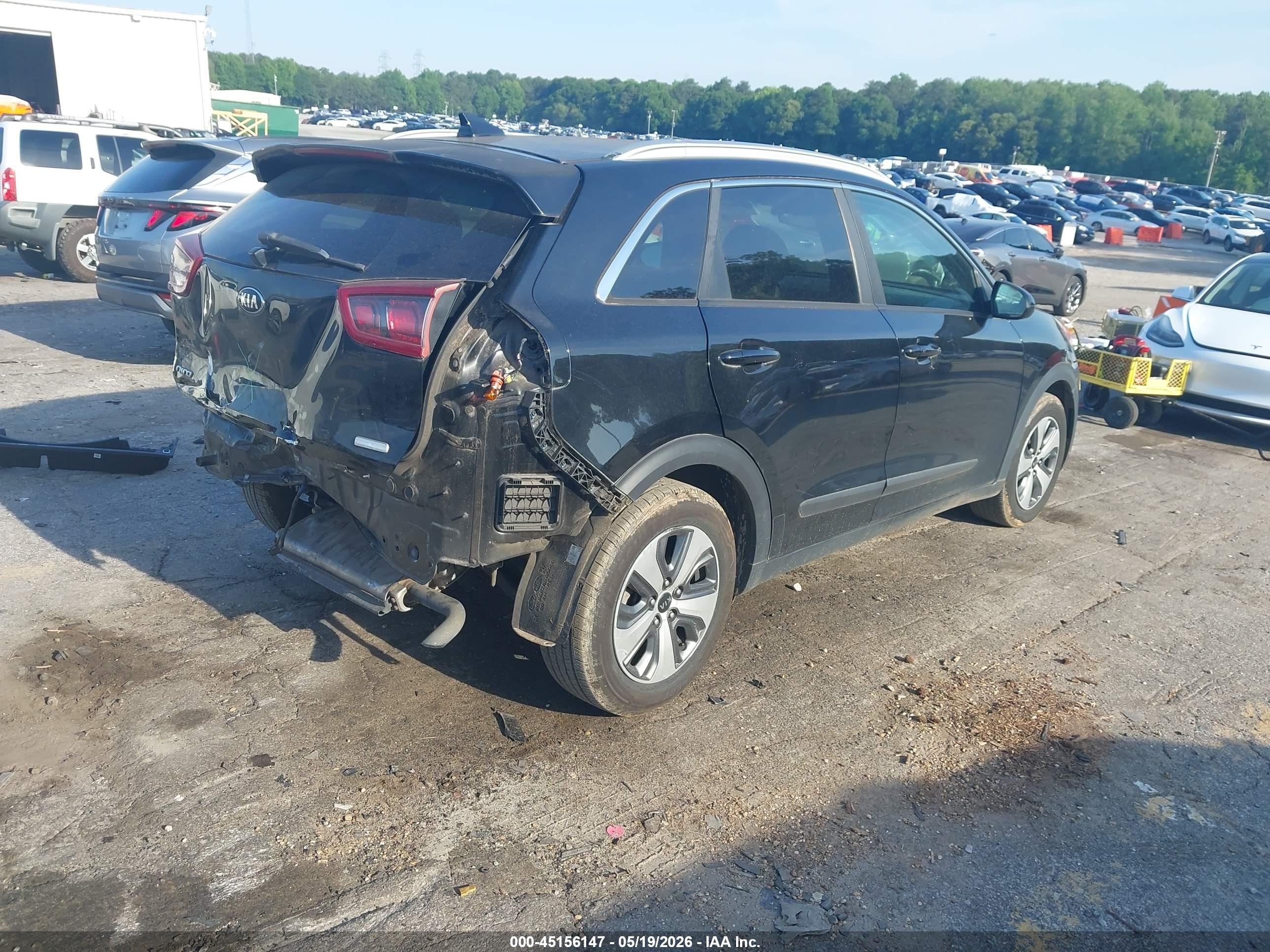 2019 Kia Niro Lx Black vin: KNDCB3LC0K5281883
