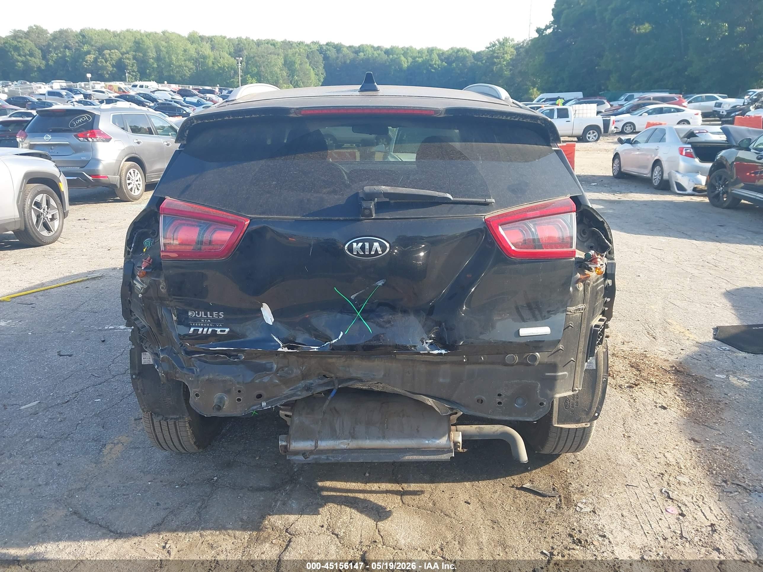 2019 Kia Niro Lx Black vin: KNDCB3LC0K5281883