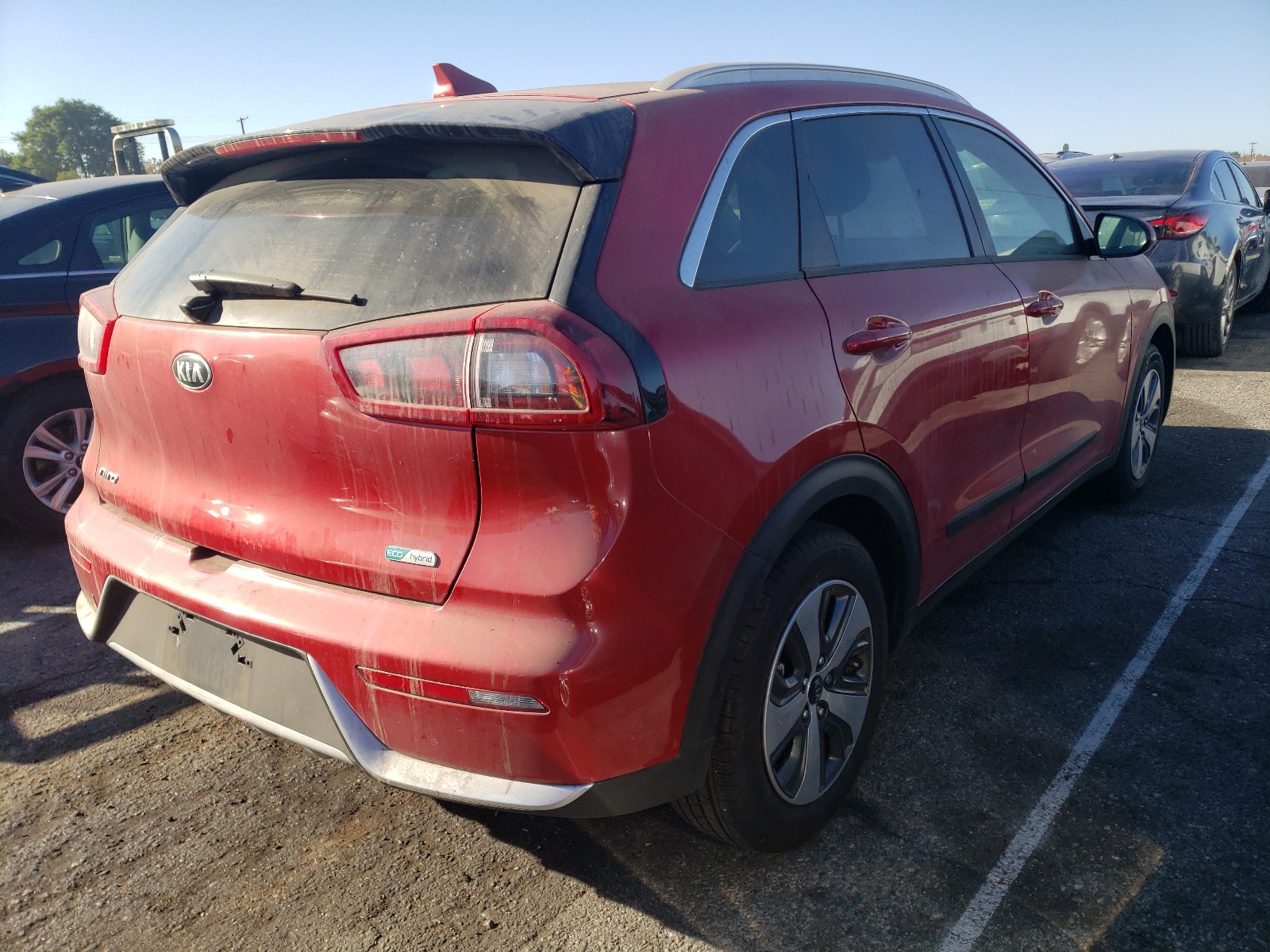 2019 Kia Niro Fe Red vin: KNDCB3LC0K5296528