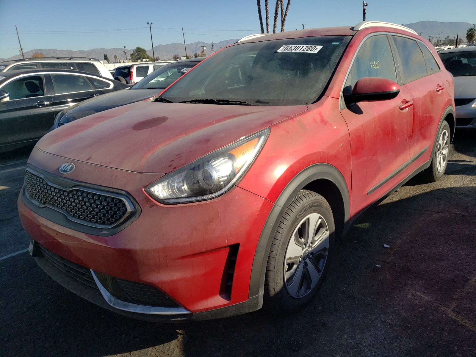 2019 Kia Niro Fe Red vin: KNDCB3LC0K5296528